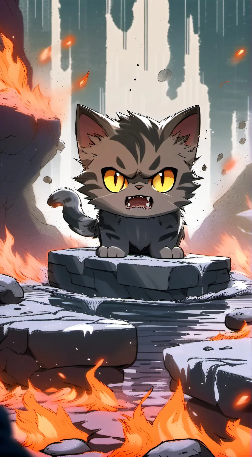 ai character: Lucifer  background