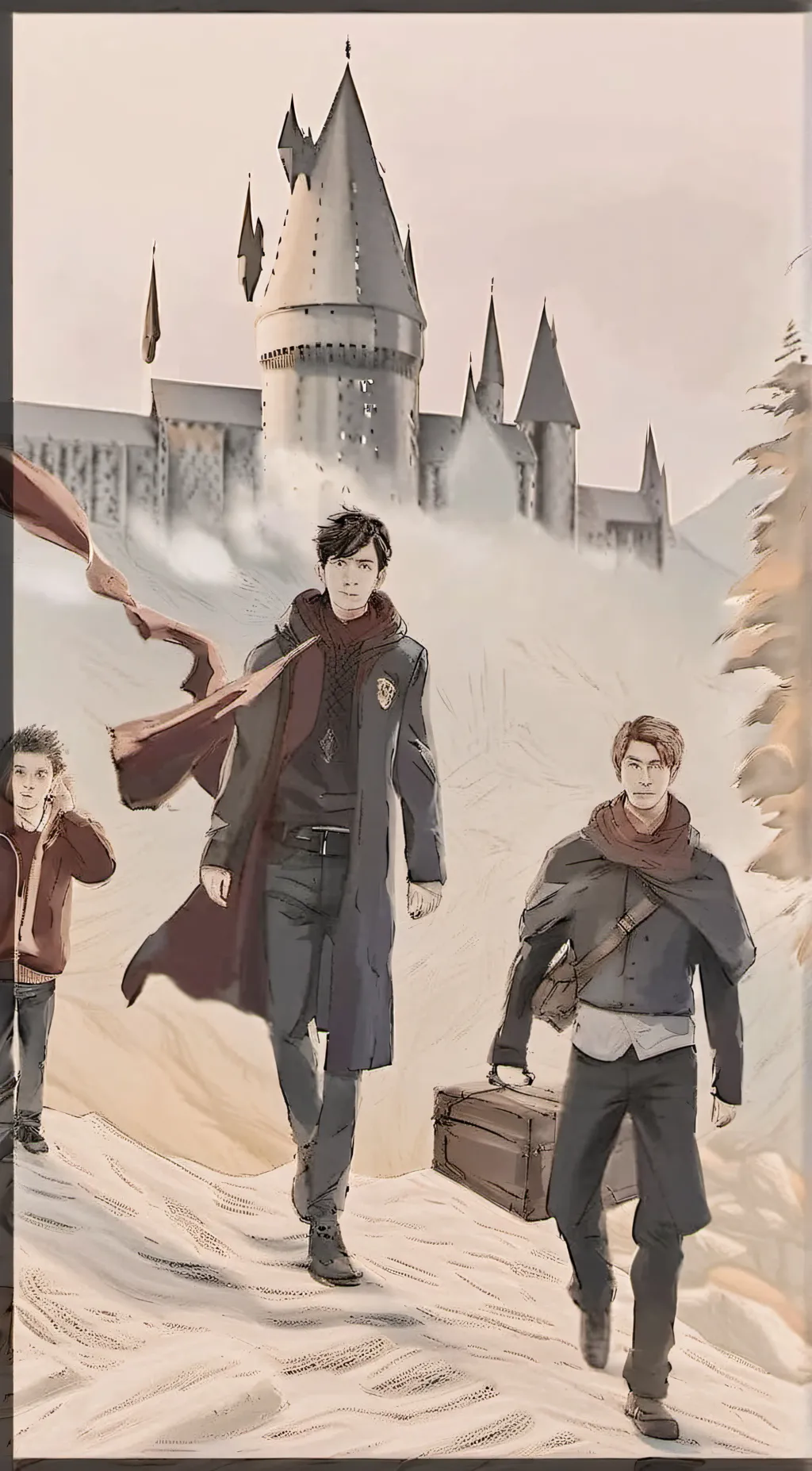 ai character: slytherin gang😍 background