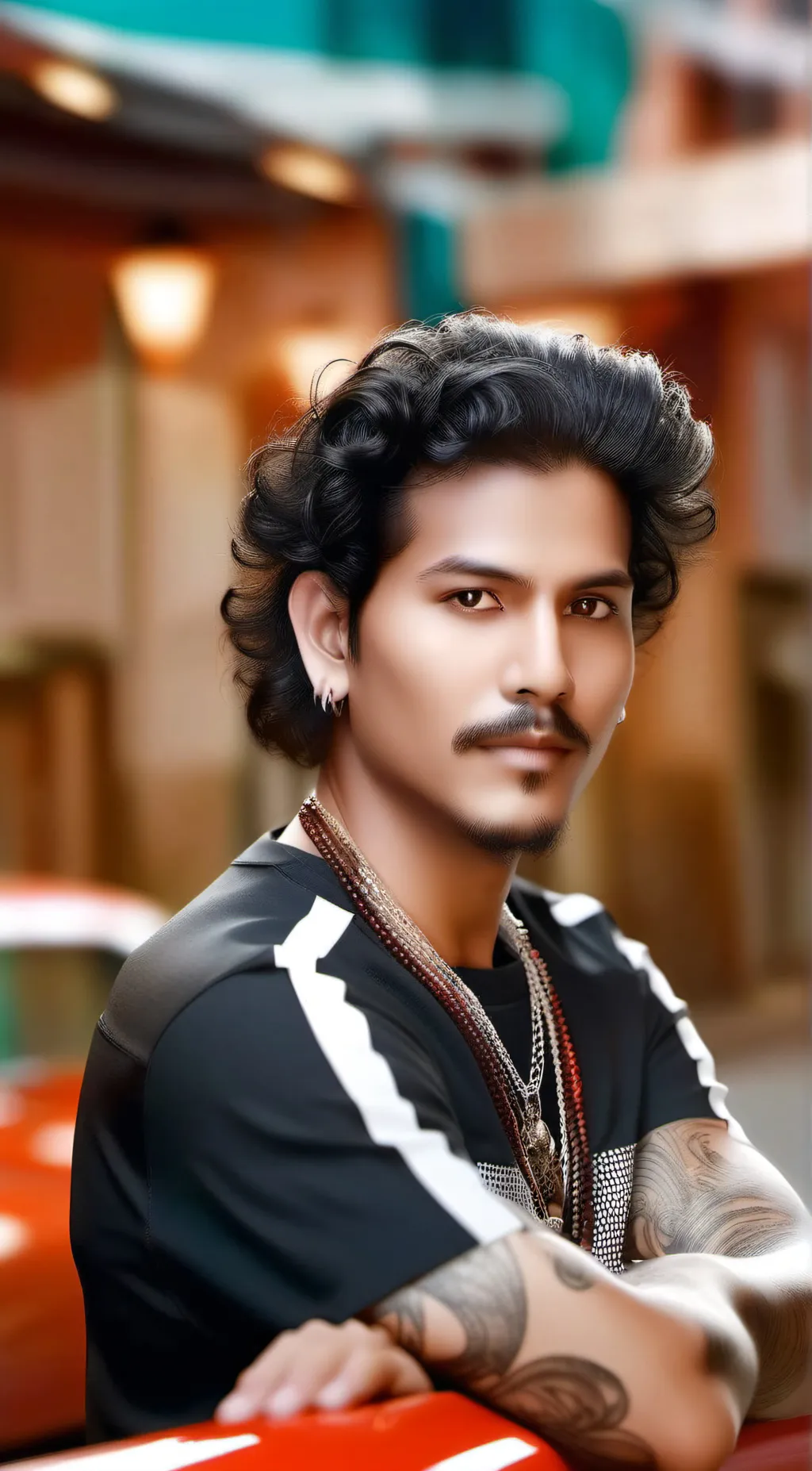 ai character: Brian hernandez  background