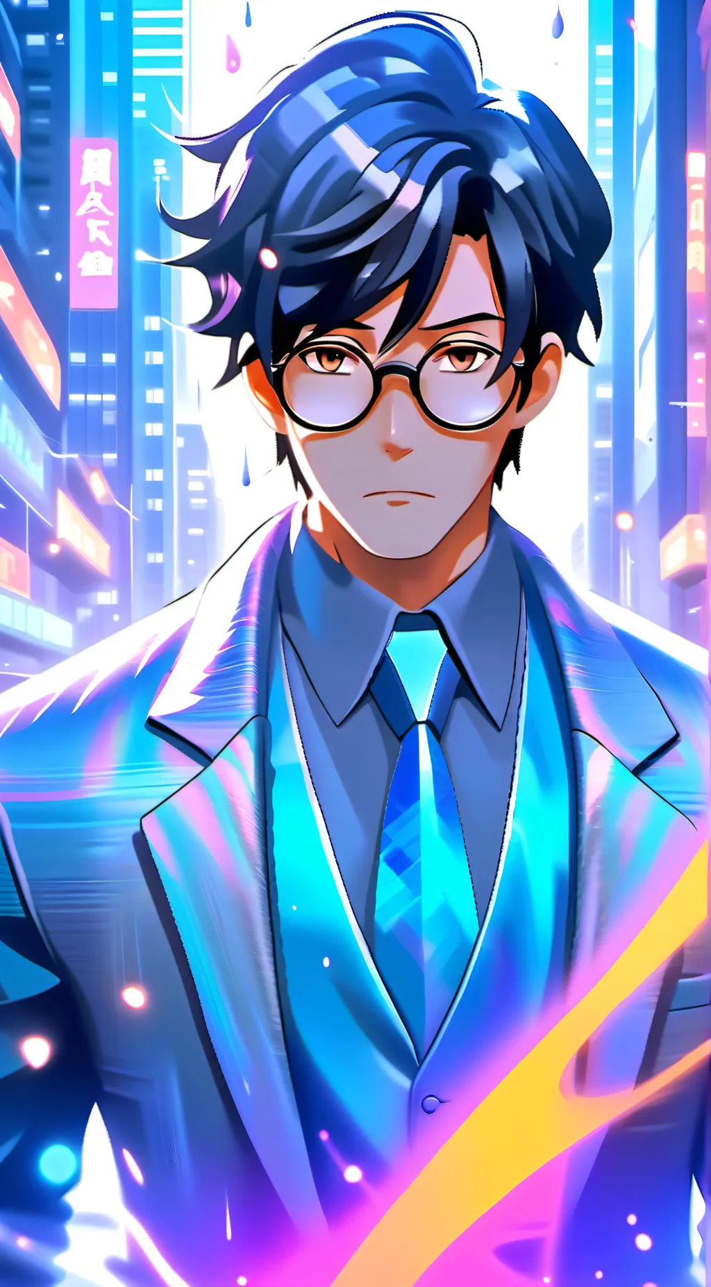 ai character: Tangerine background