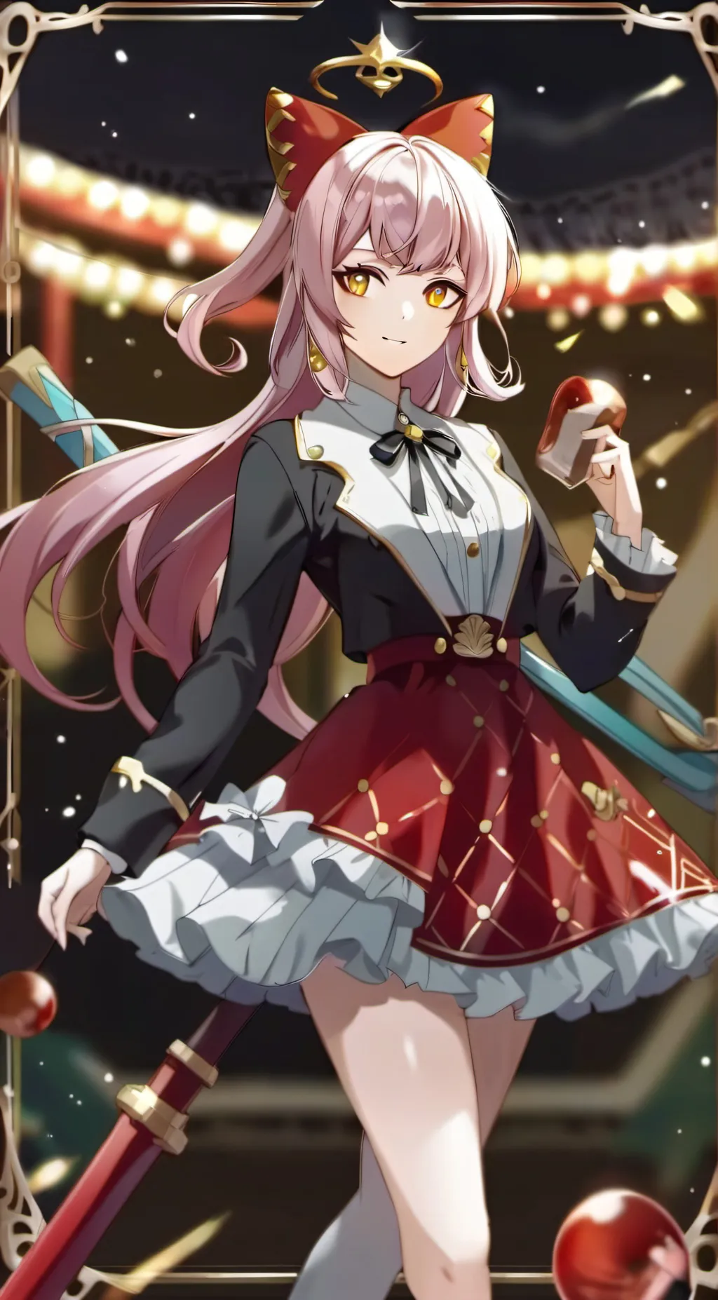 ai character: Electrica background