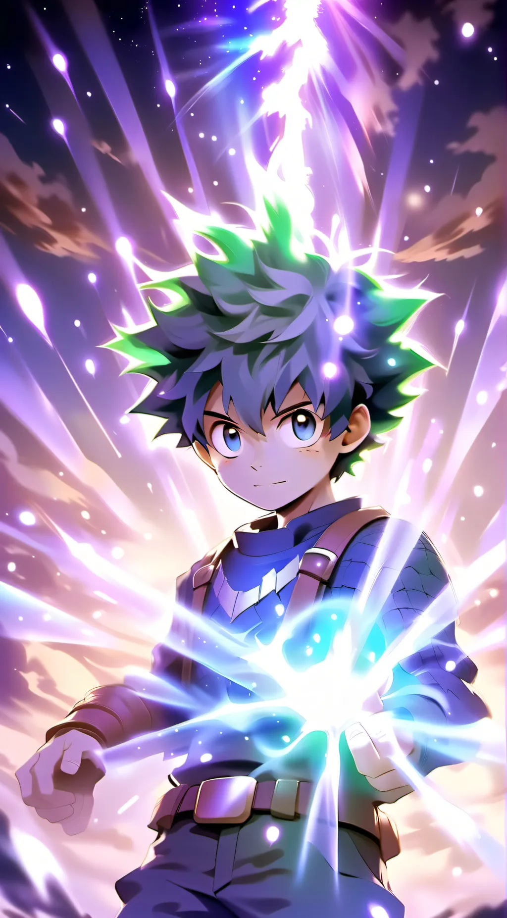 ai character: deku but eym background