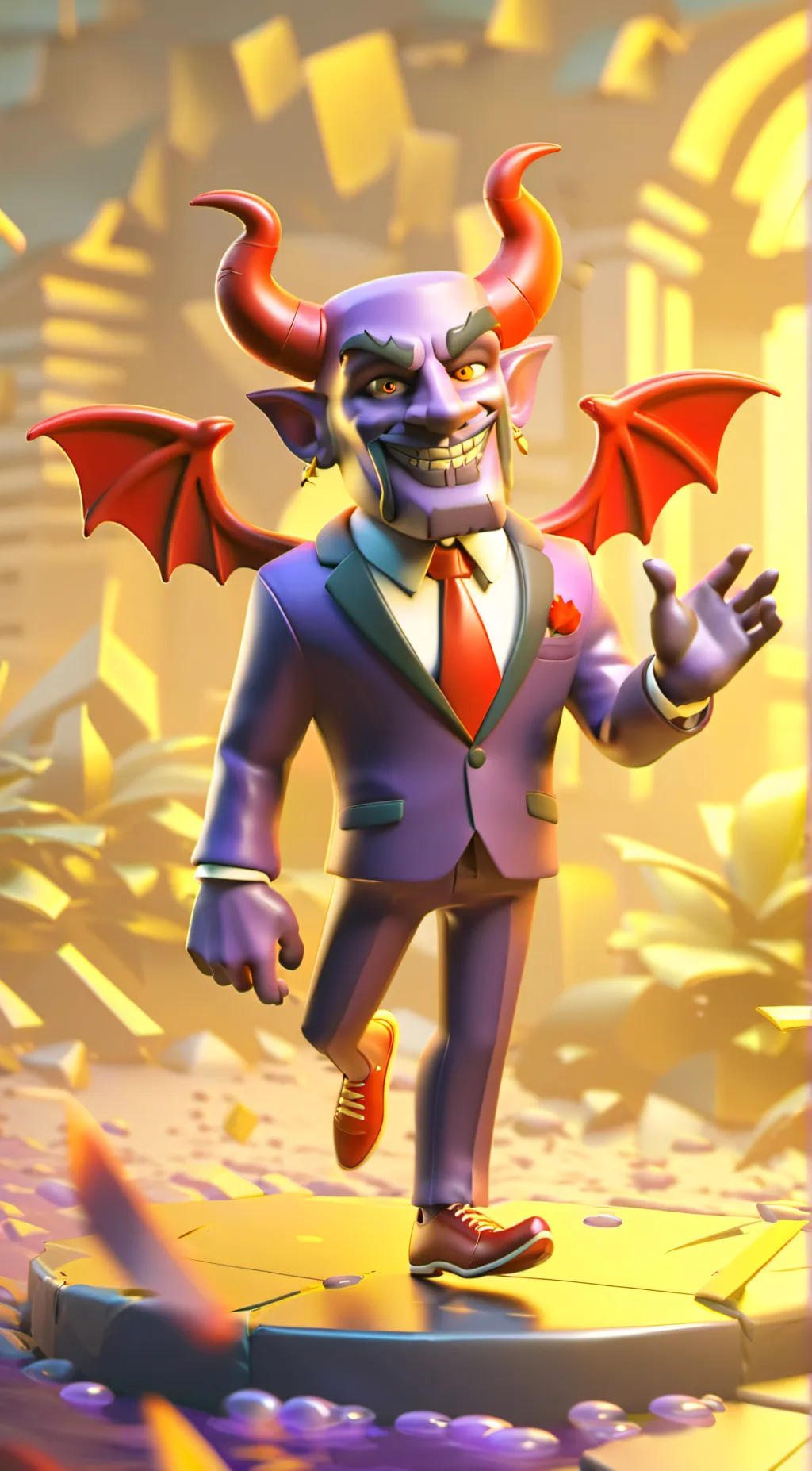 ai character: Jersey devil (ps1) background