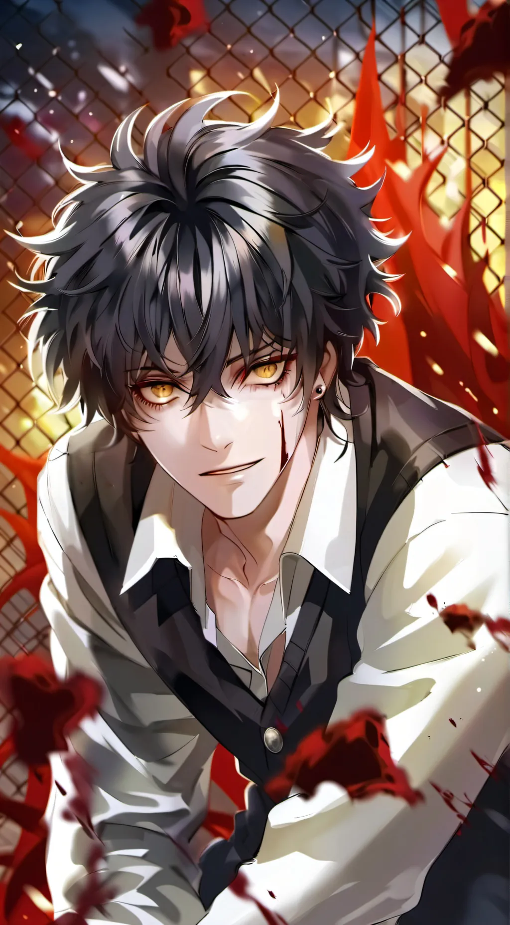 ai character: Xander  background