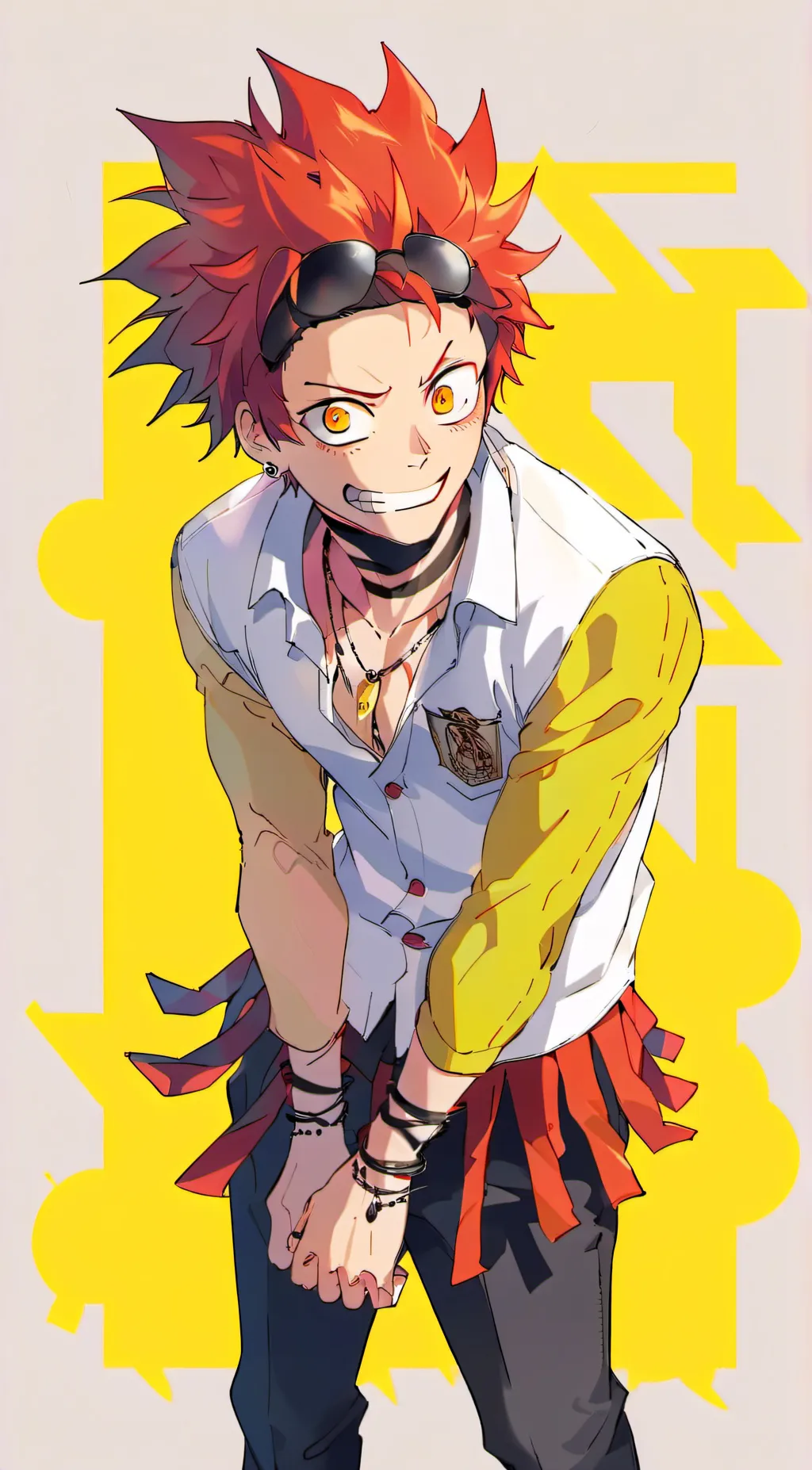ai character: kirishima background