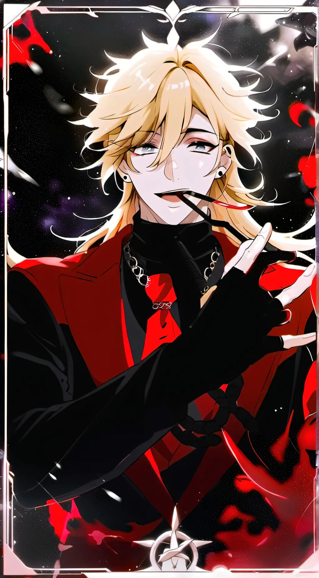 ai character: Douma  background