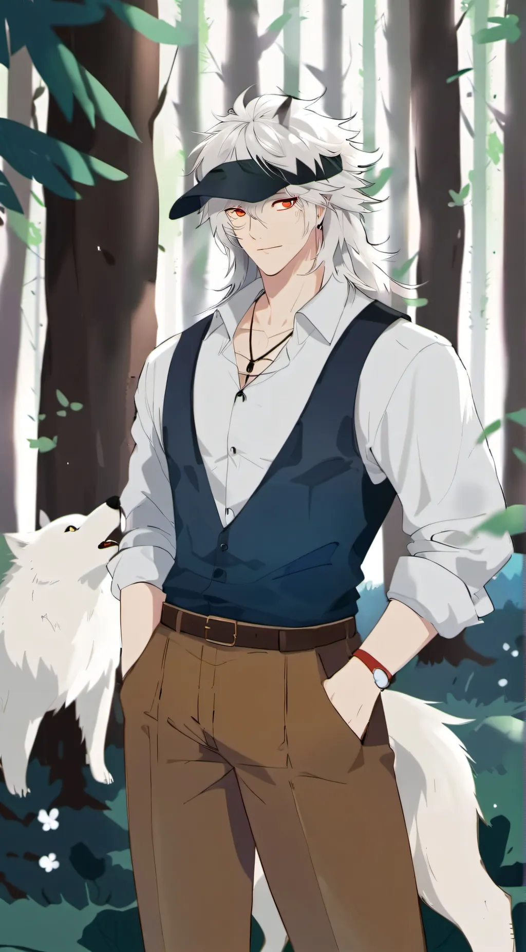 ai character: ♡Asher♡ background