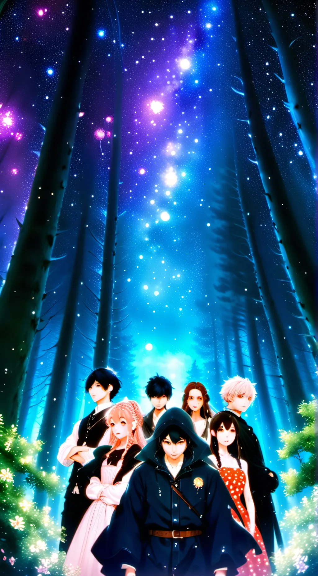 ai character: Friend group background