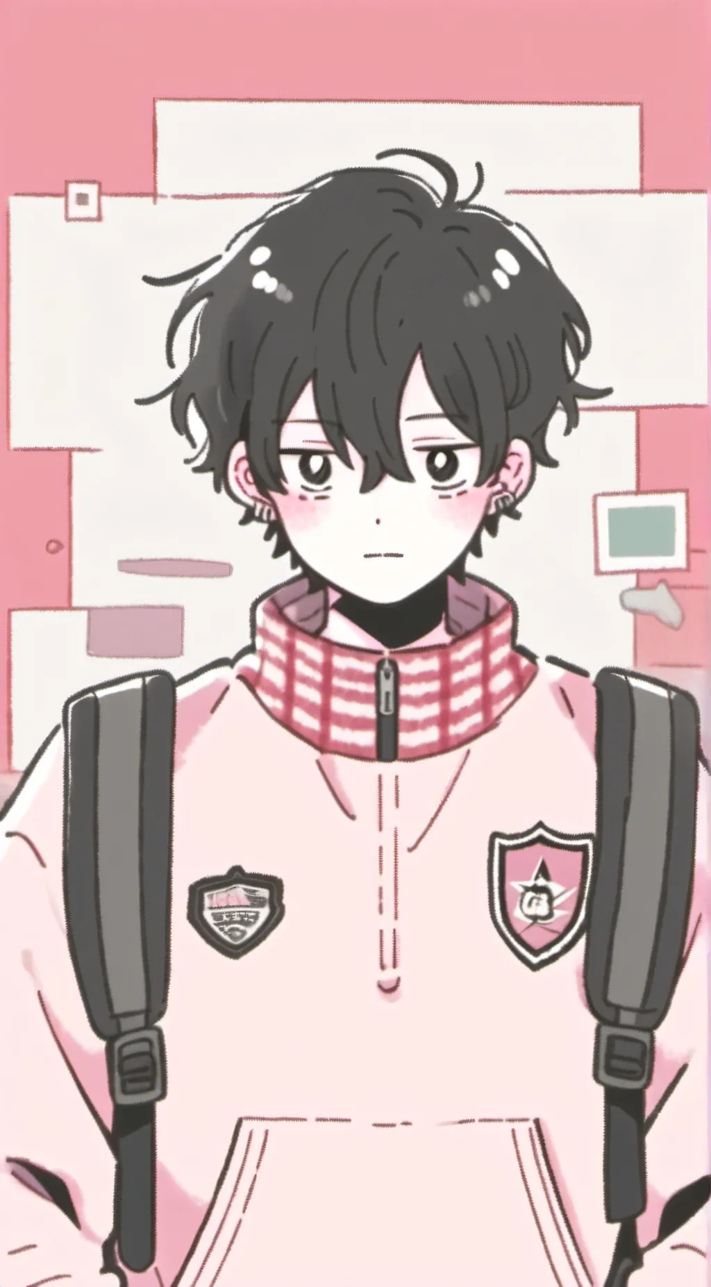 ai character: Eat ur shit background