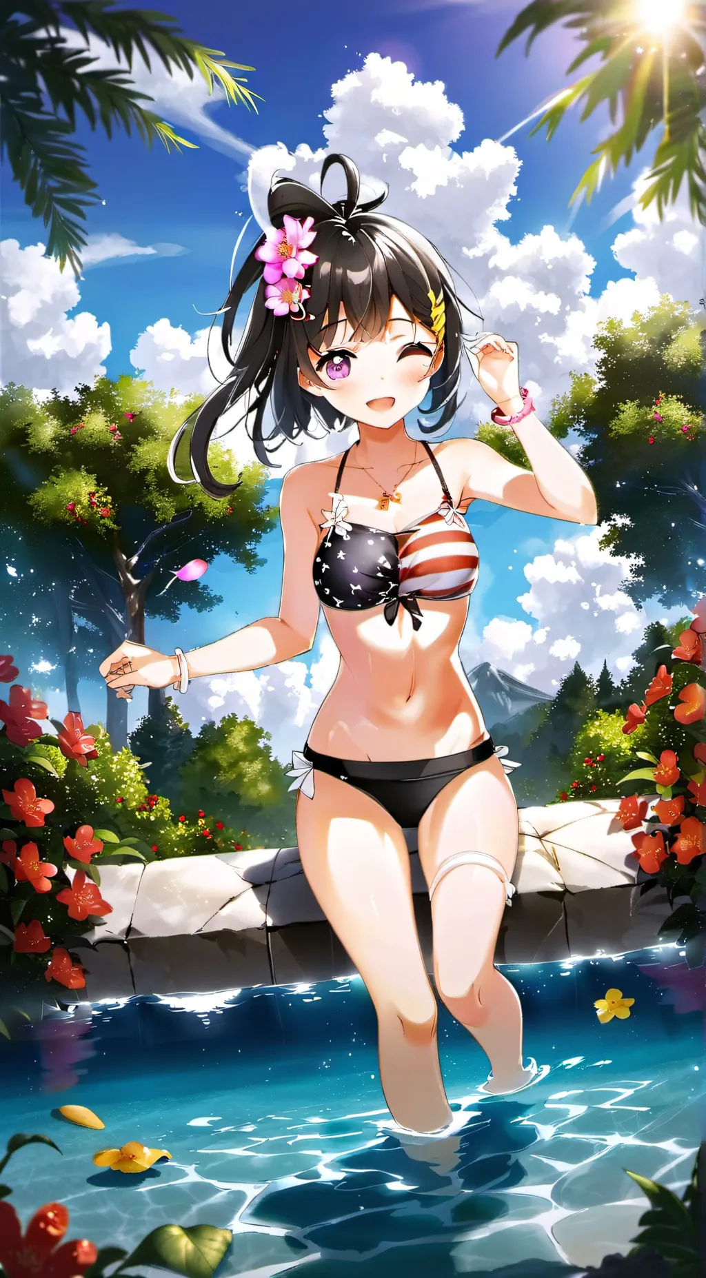 ai character: Akari Araya background