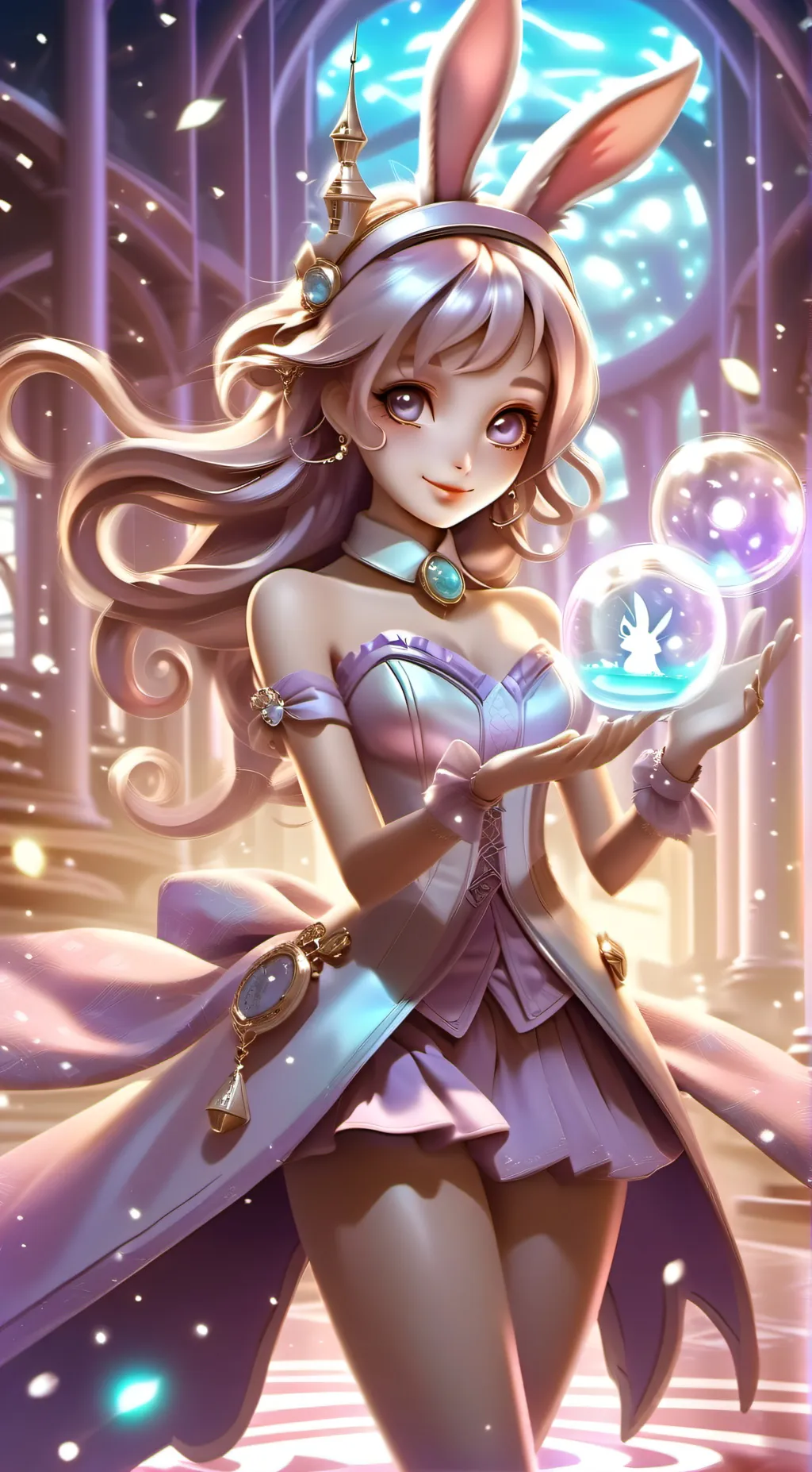 ai character: Lady background