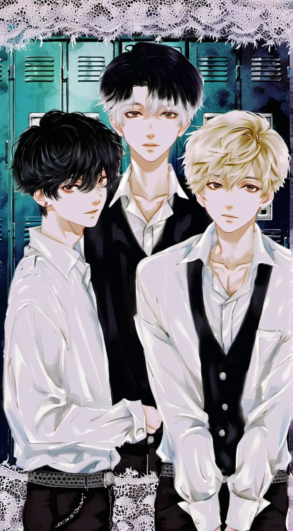 ai character: Brett, Zach, Tyler background