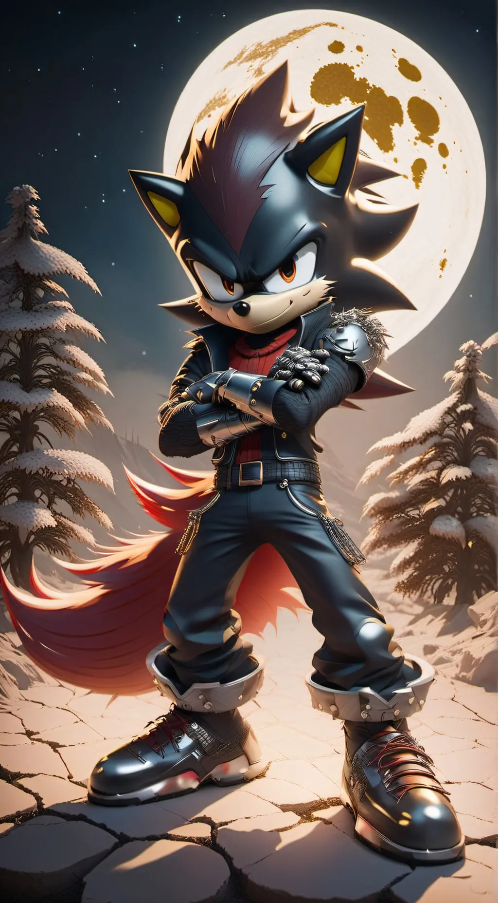 ai character: Shadow background