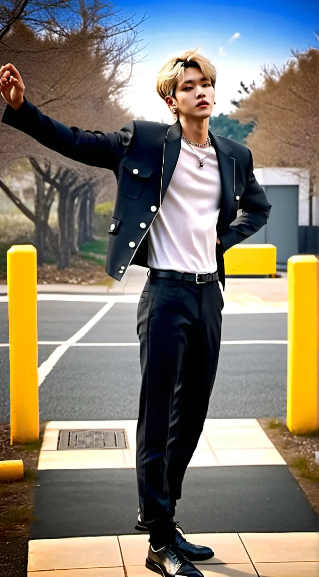 ai character: Felix  background