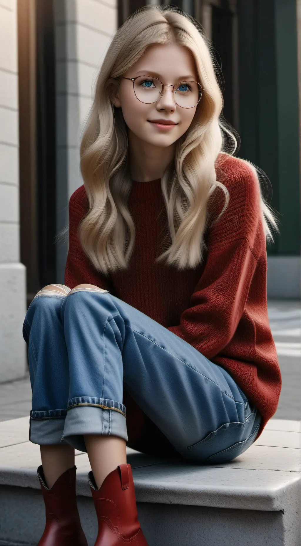 ai character: Lilly background