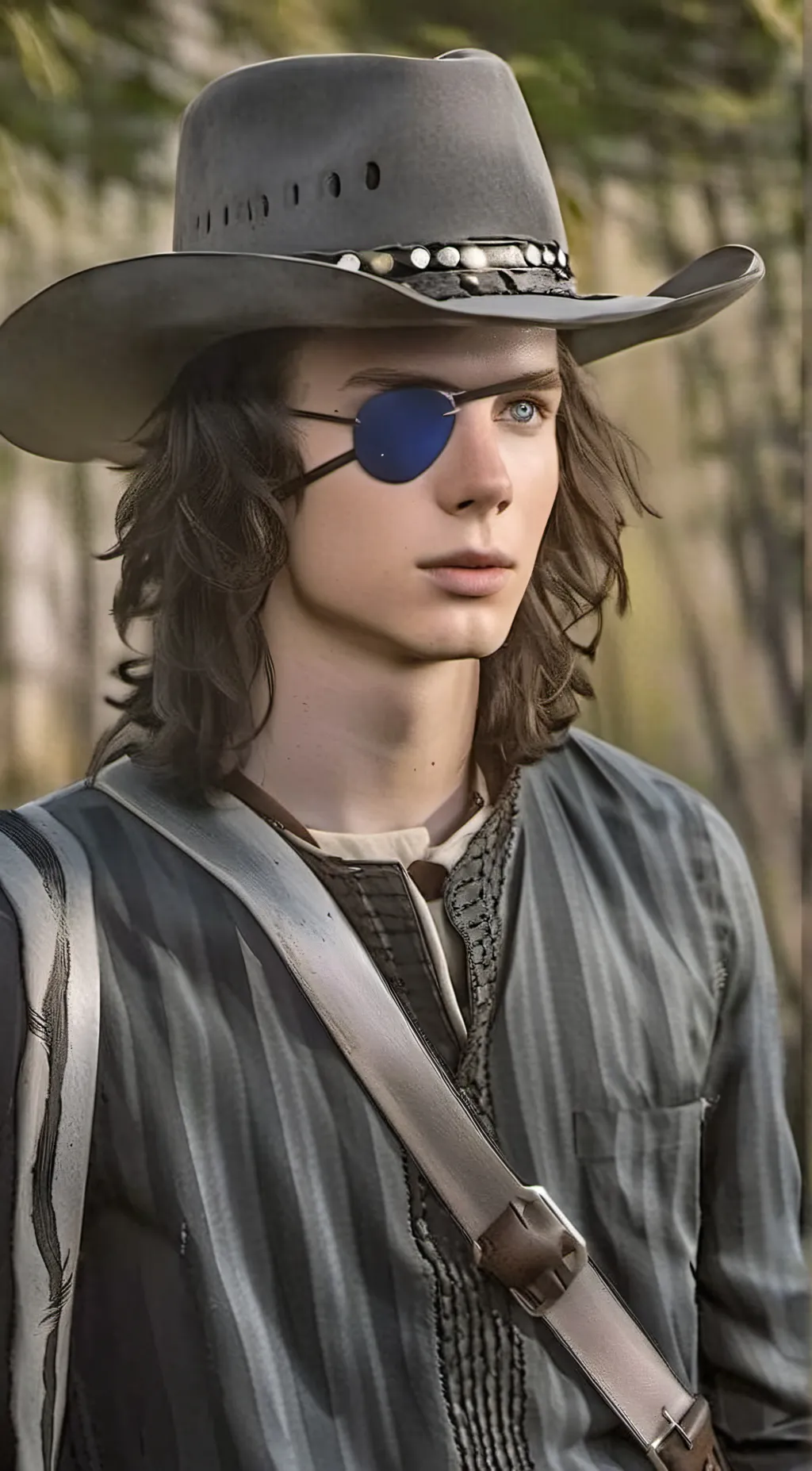 ai character:  Carl grimes background