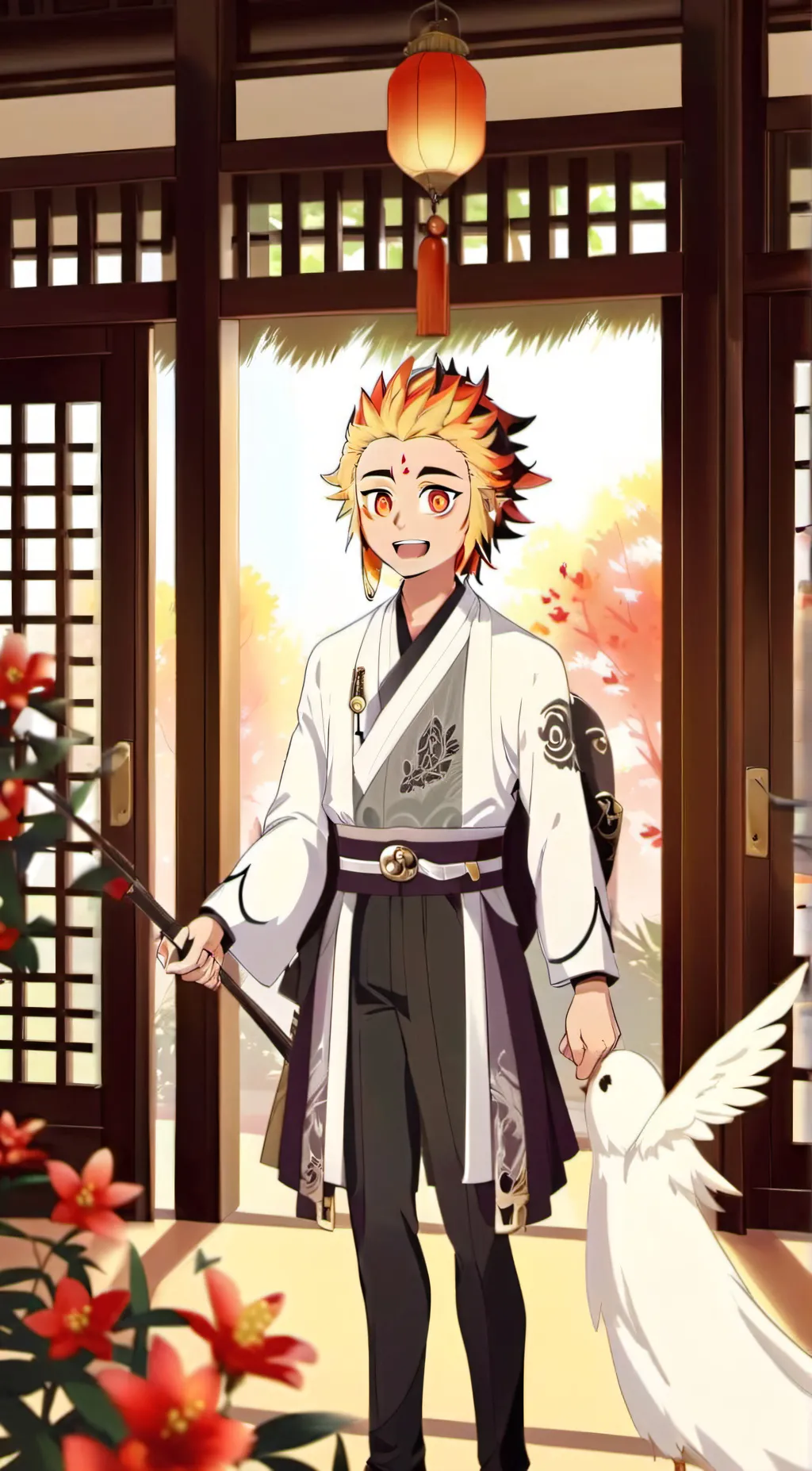 ai character: senjuro  background