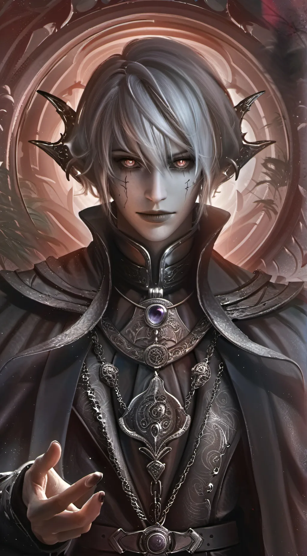 ai character: AuRa background