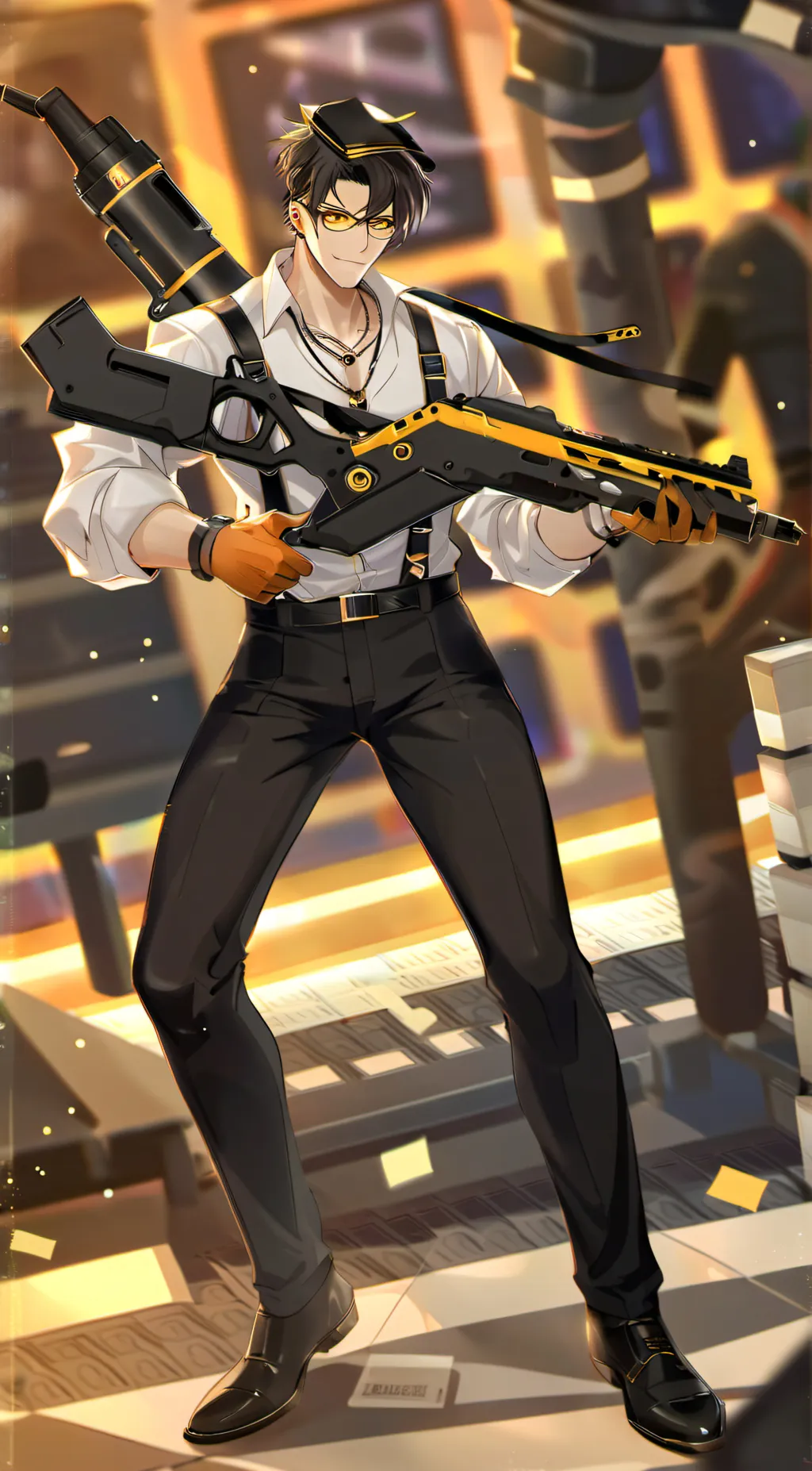 ai character: ... background