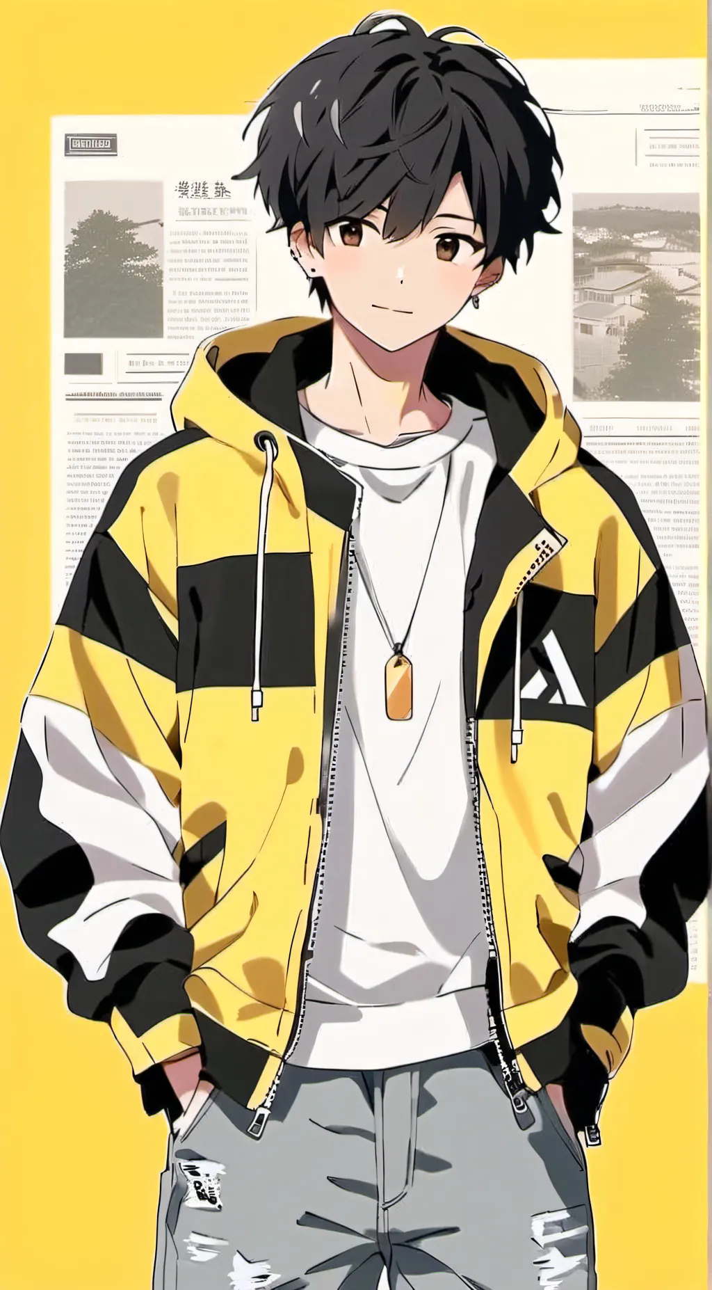 ai character: NIck background