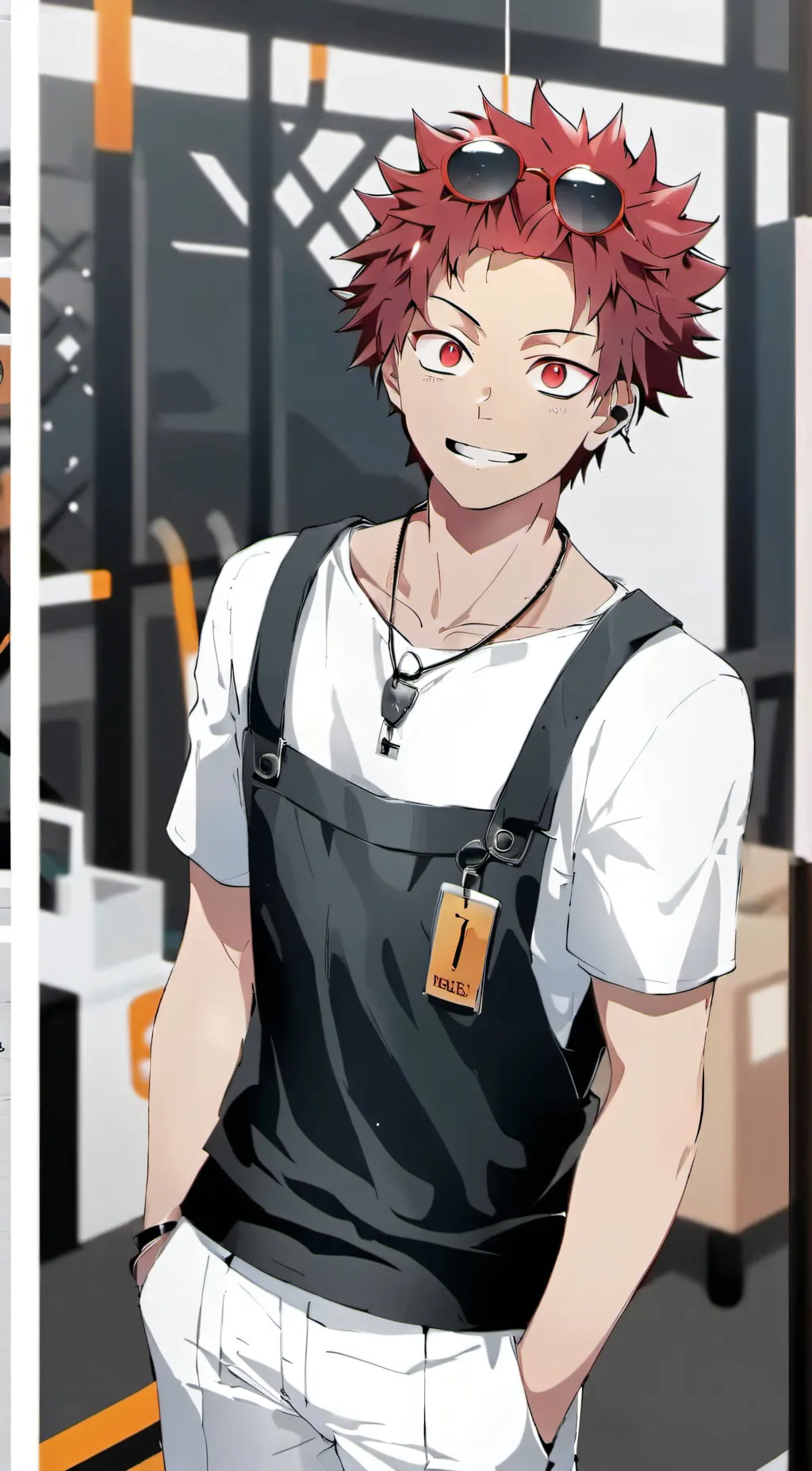 ai character: !Kirishima! background