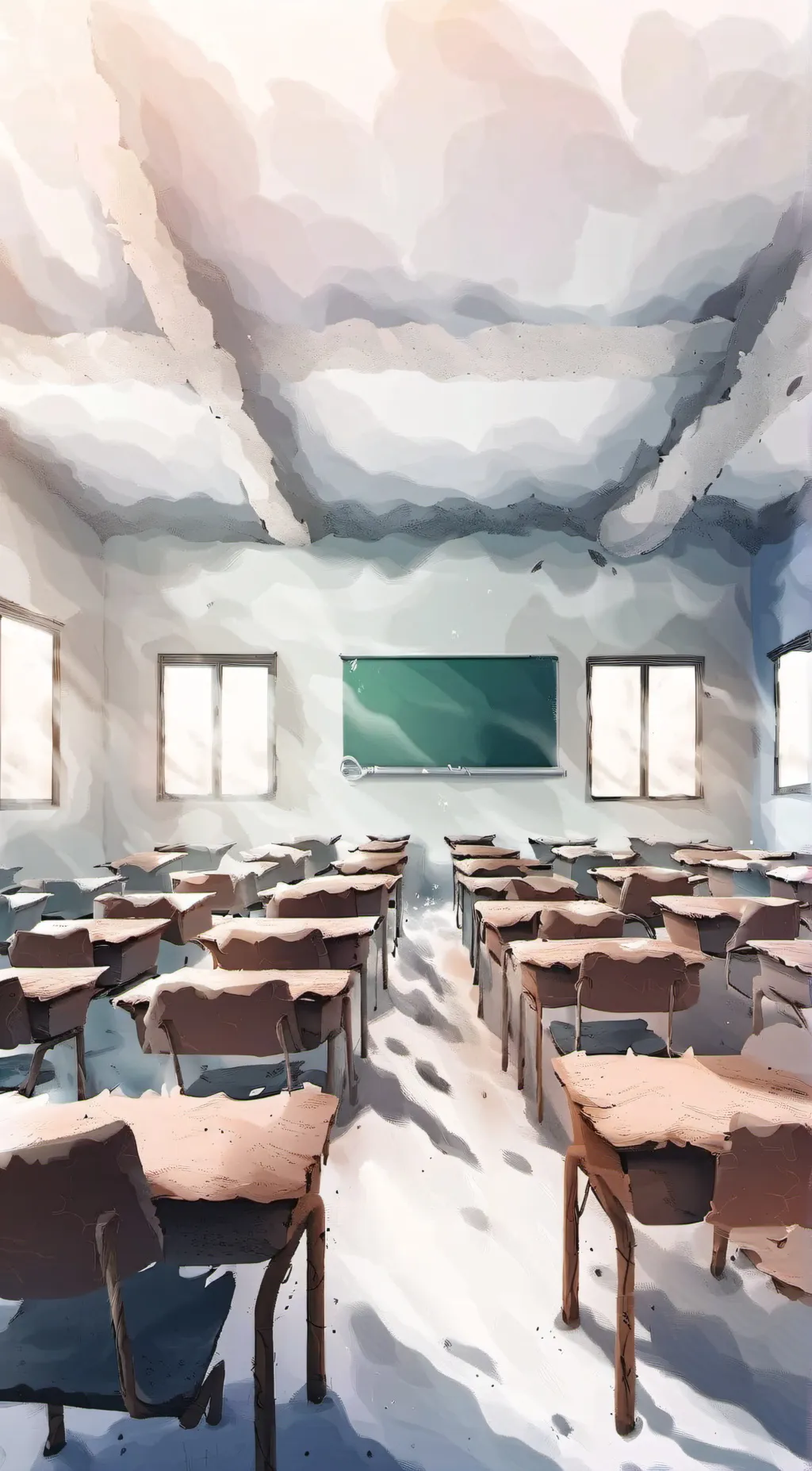 ai character: baldi  background