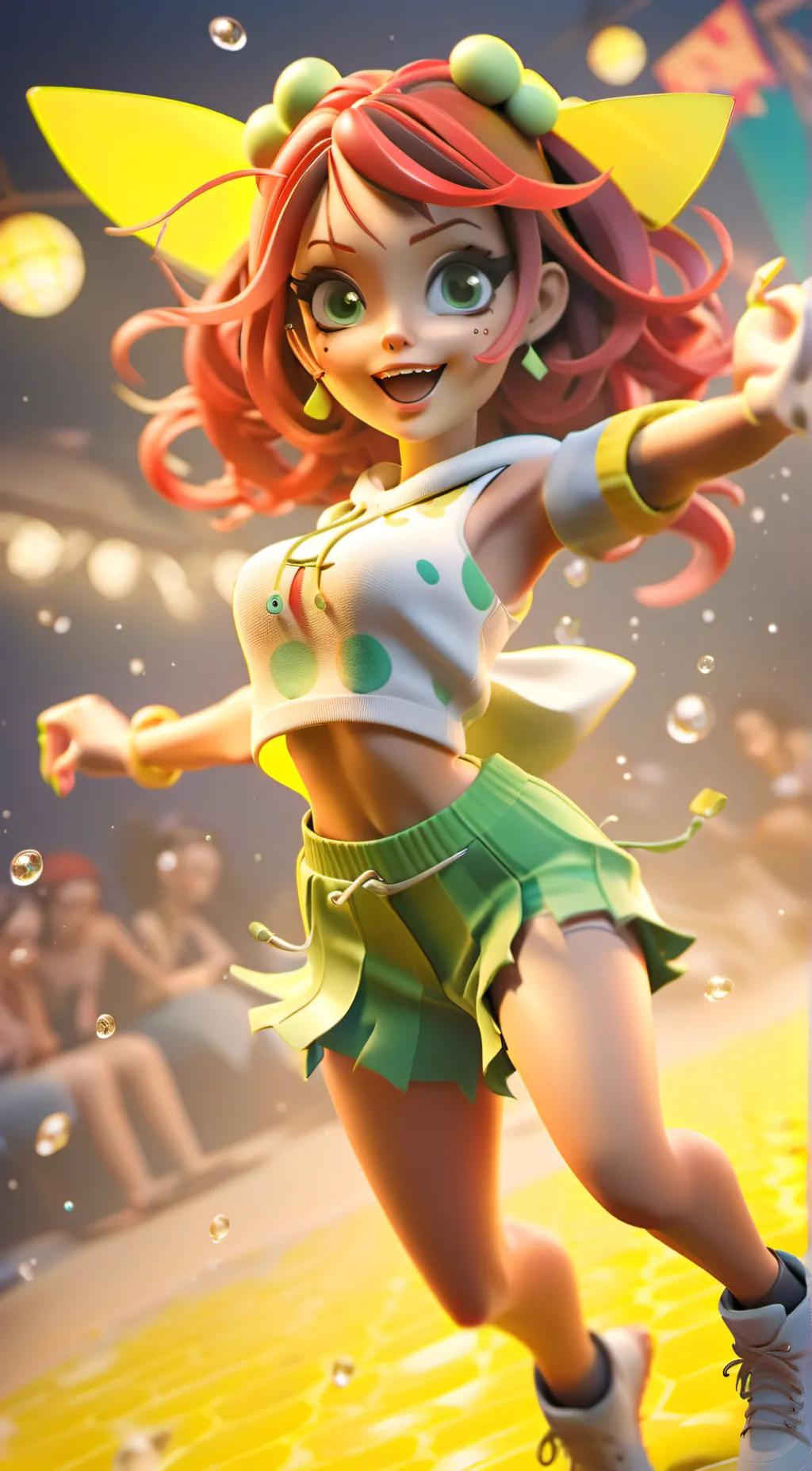 ai character: Myxy background