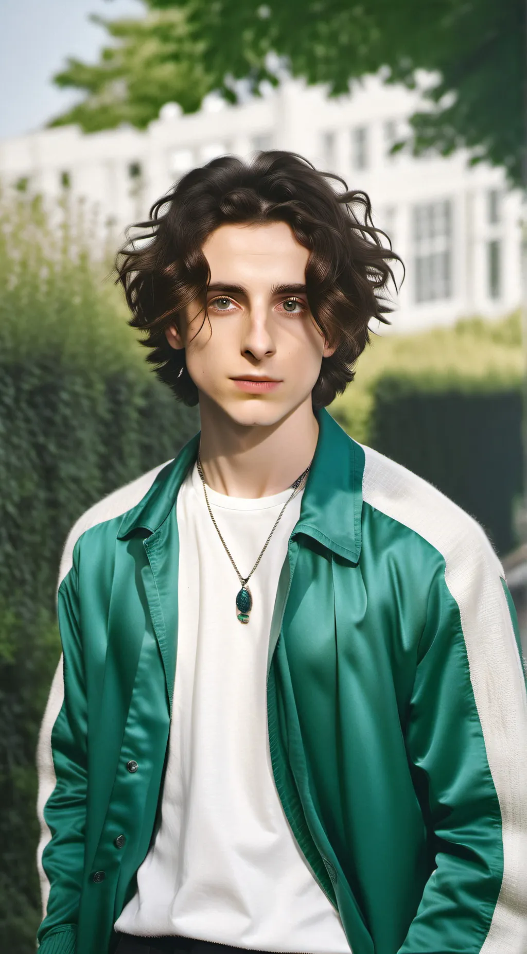 ai character: timothee chalamet  background