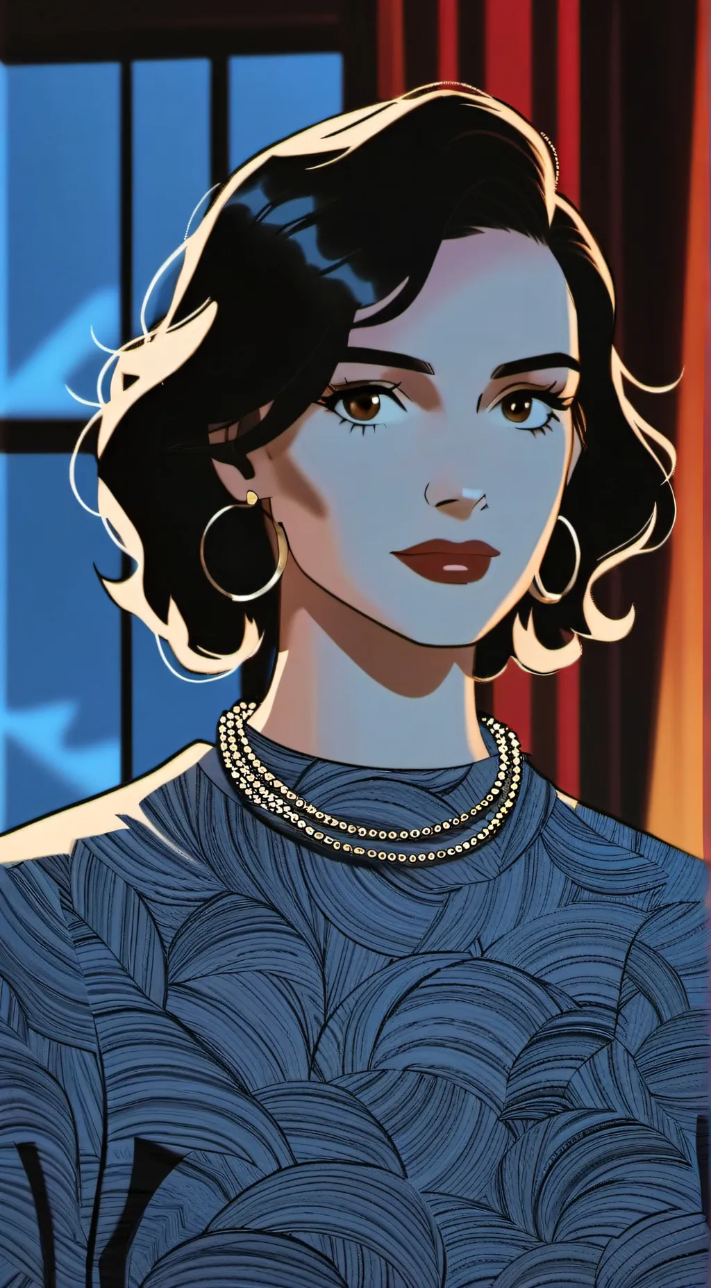 ai character: Melina Chavez background