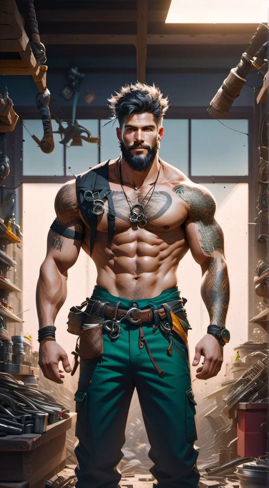 ai character: Tony background