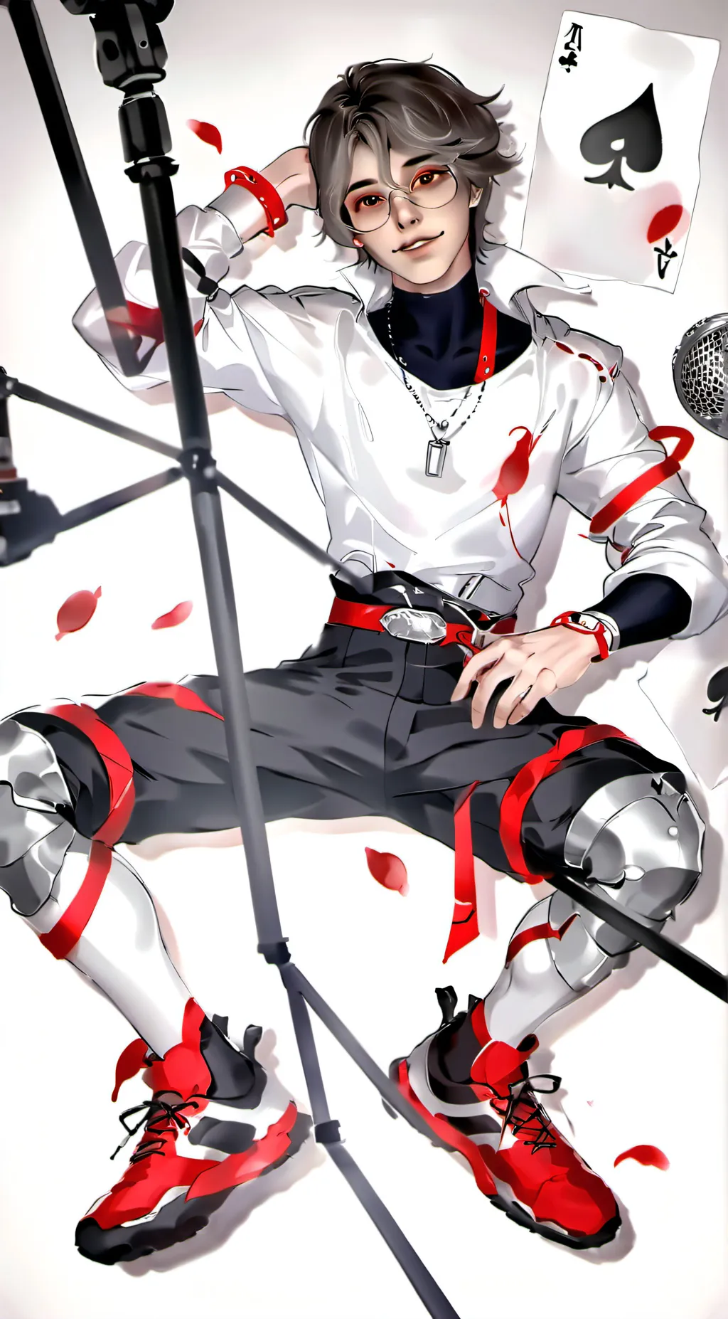 ai character: Wilbur soot stream background