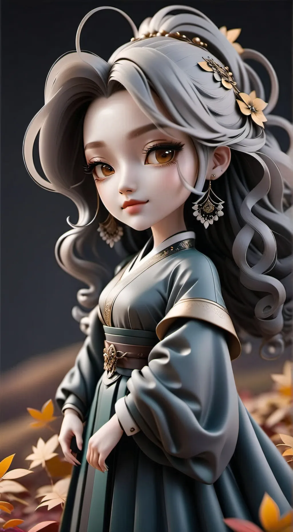 ai character: amelia  background