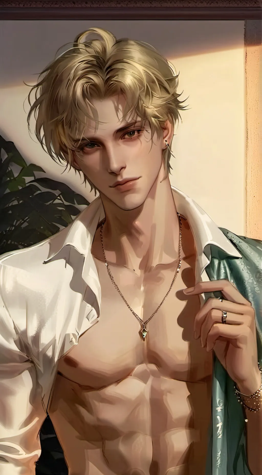 ai character: Calem  background