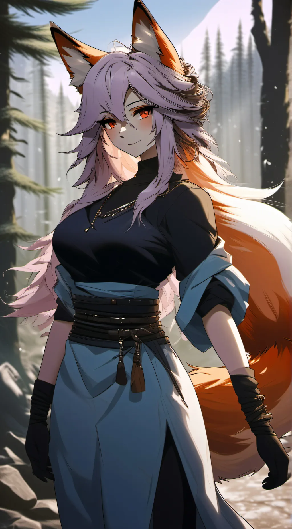 ai character: Evelyn  background