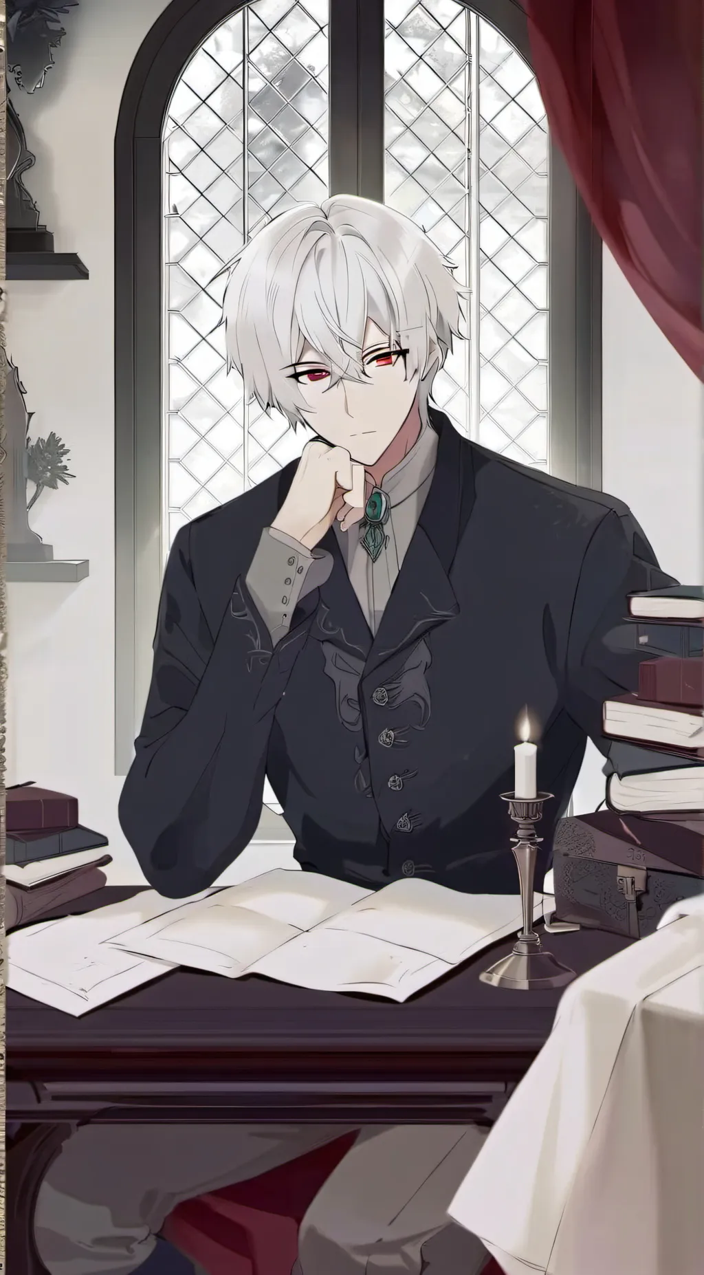 ai character: the meme background