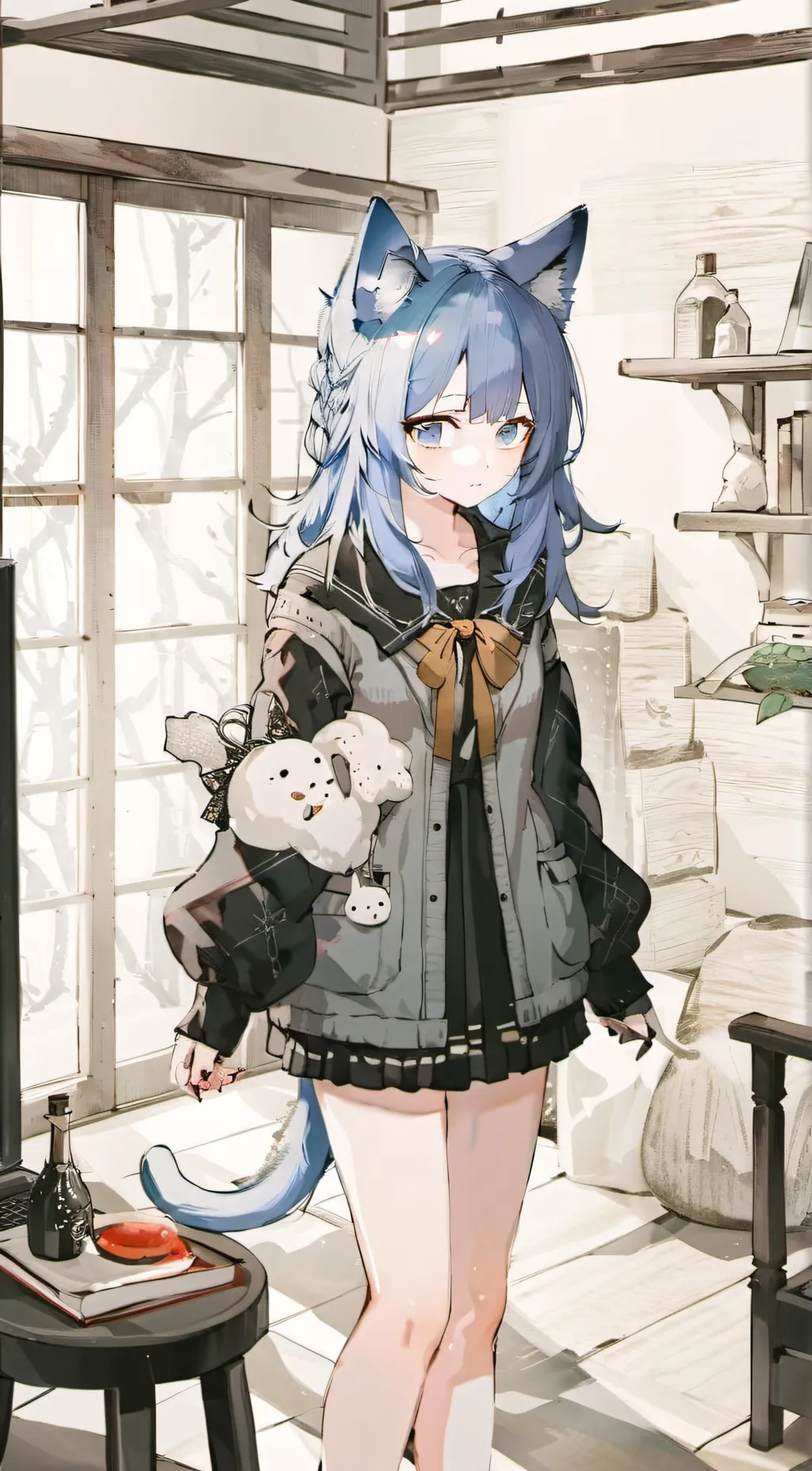 ai character: Nyala background