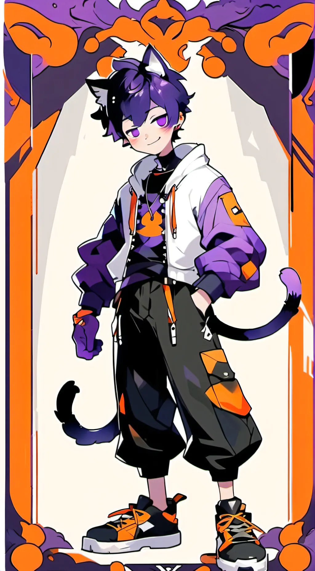 ai character: catnap 2  background