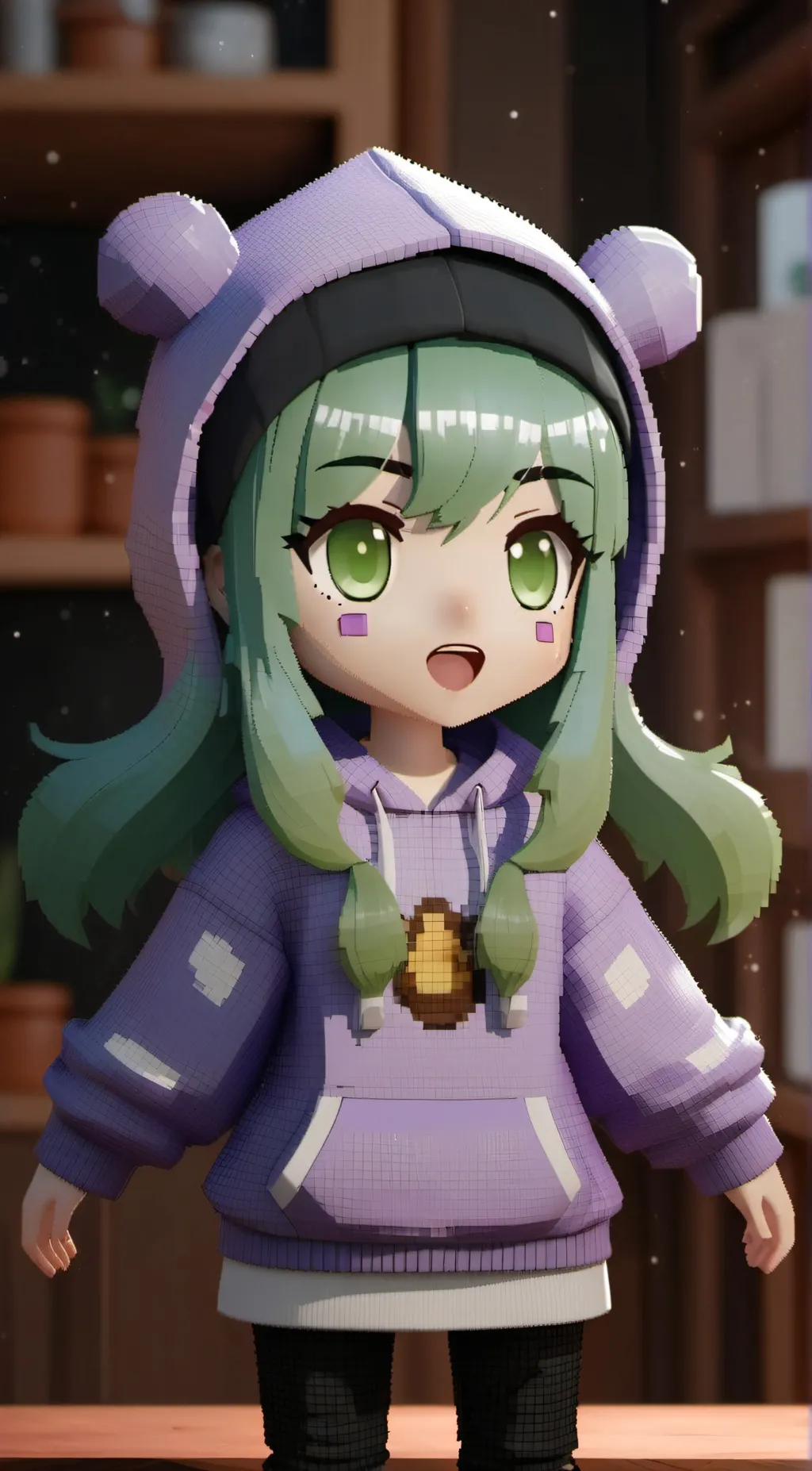 ai character: Gacha Club family background