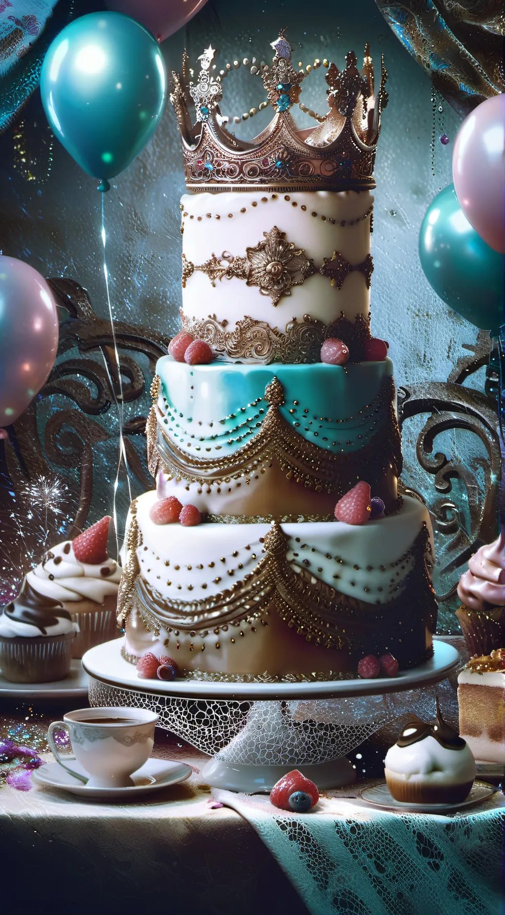 ai character: Happy birthday! background