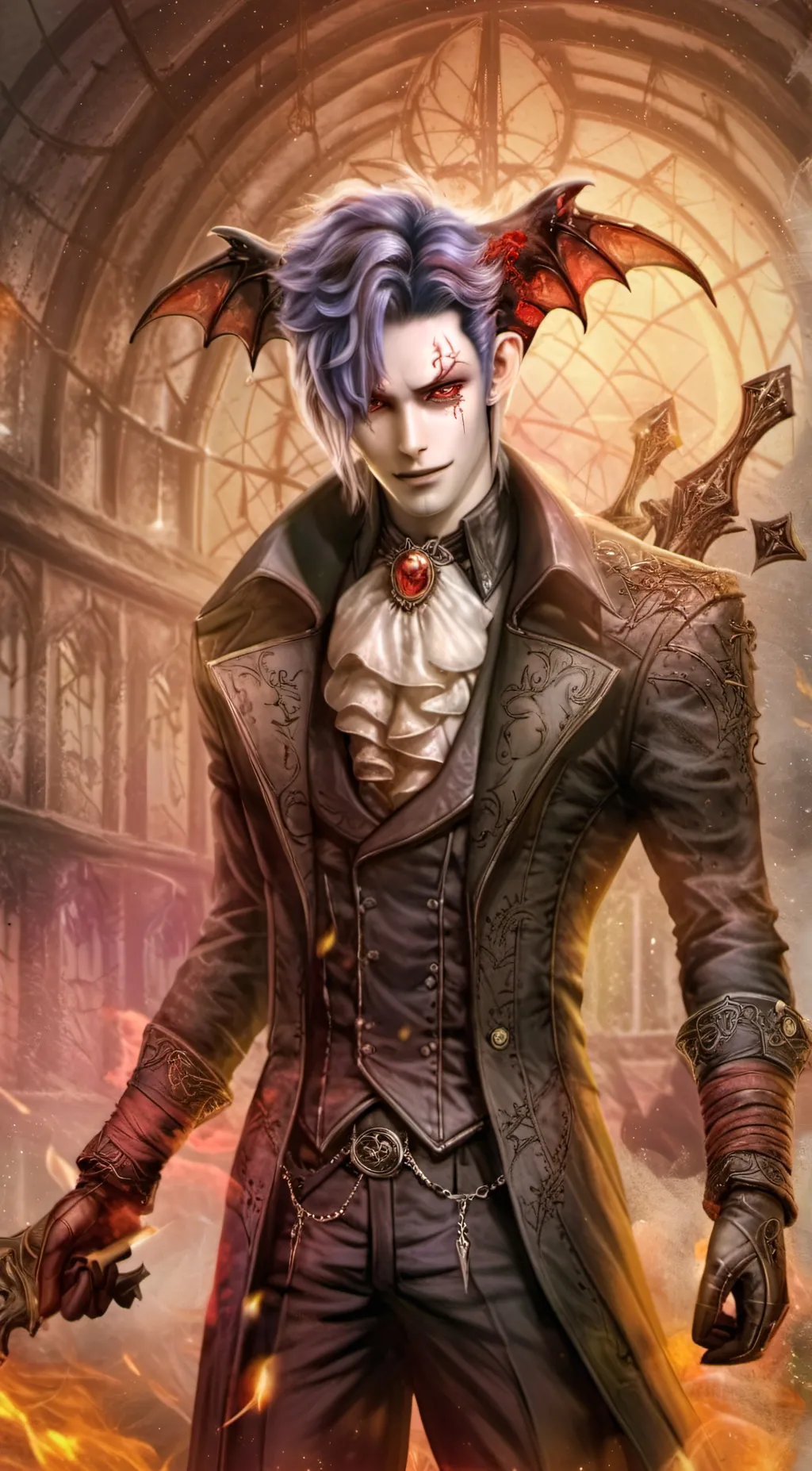 ai character: alastor  background