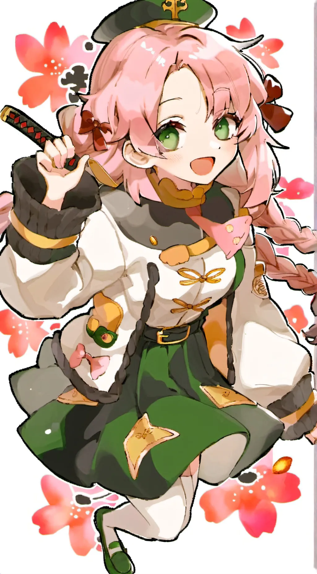 ai character: mitsuri Demon Slay background