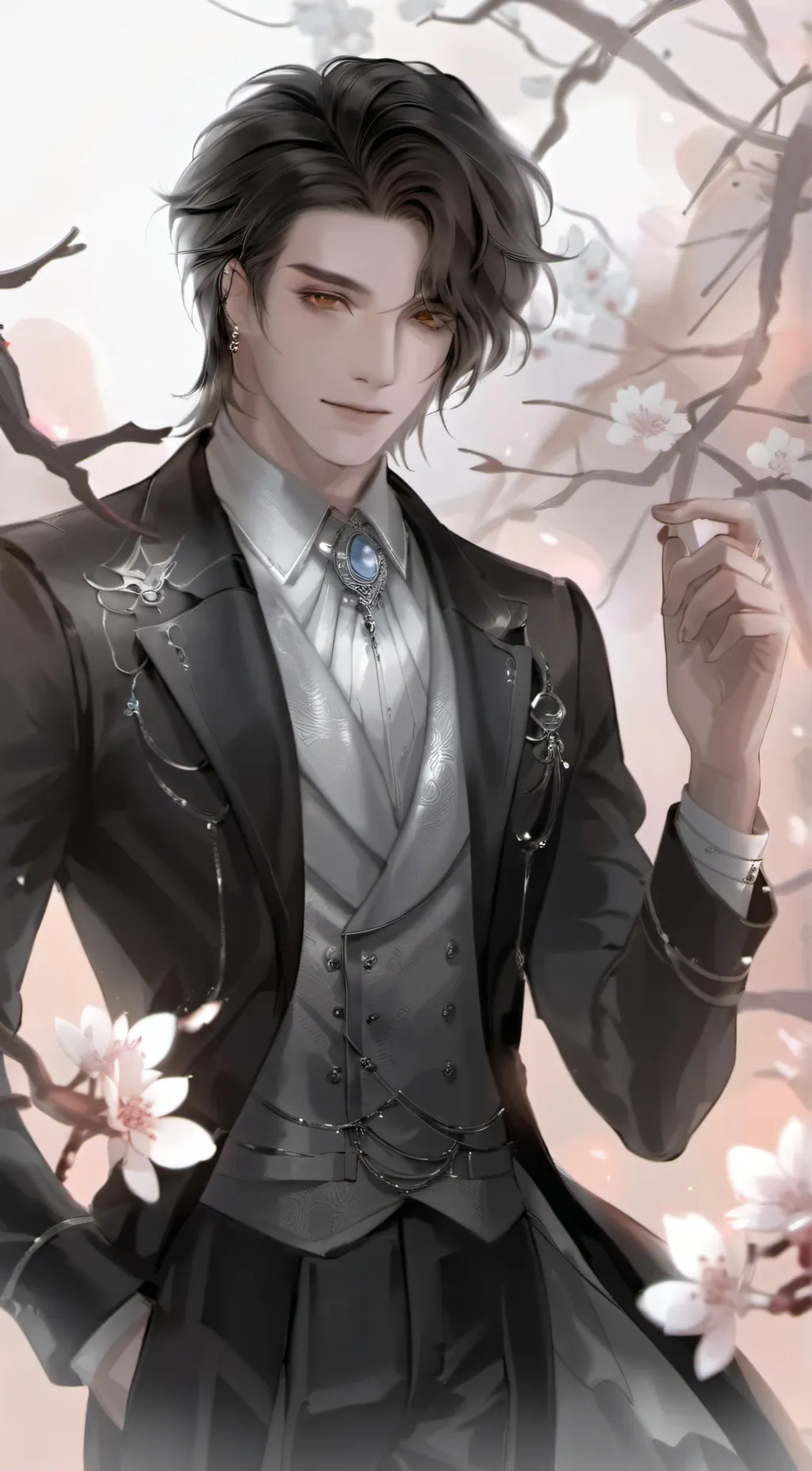 ai character: fire price  background