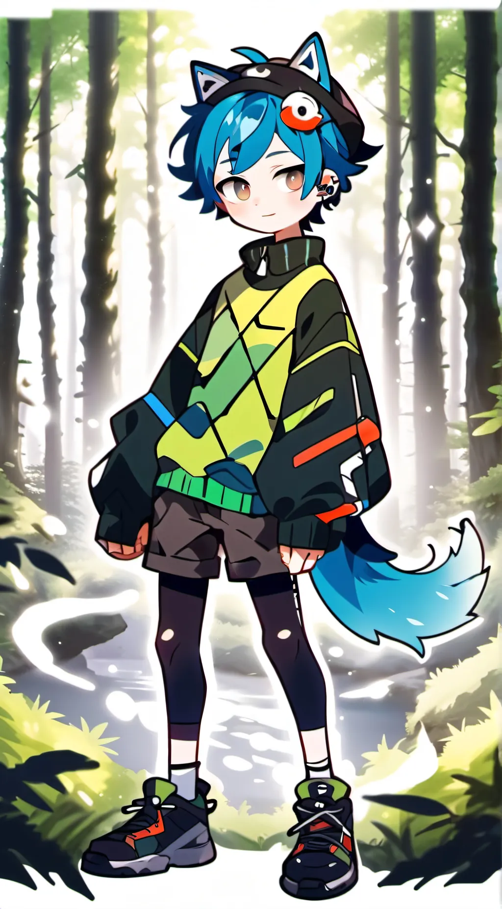 ai character: Ash background