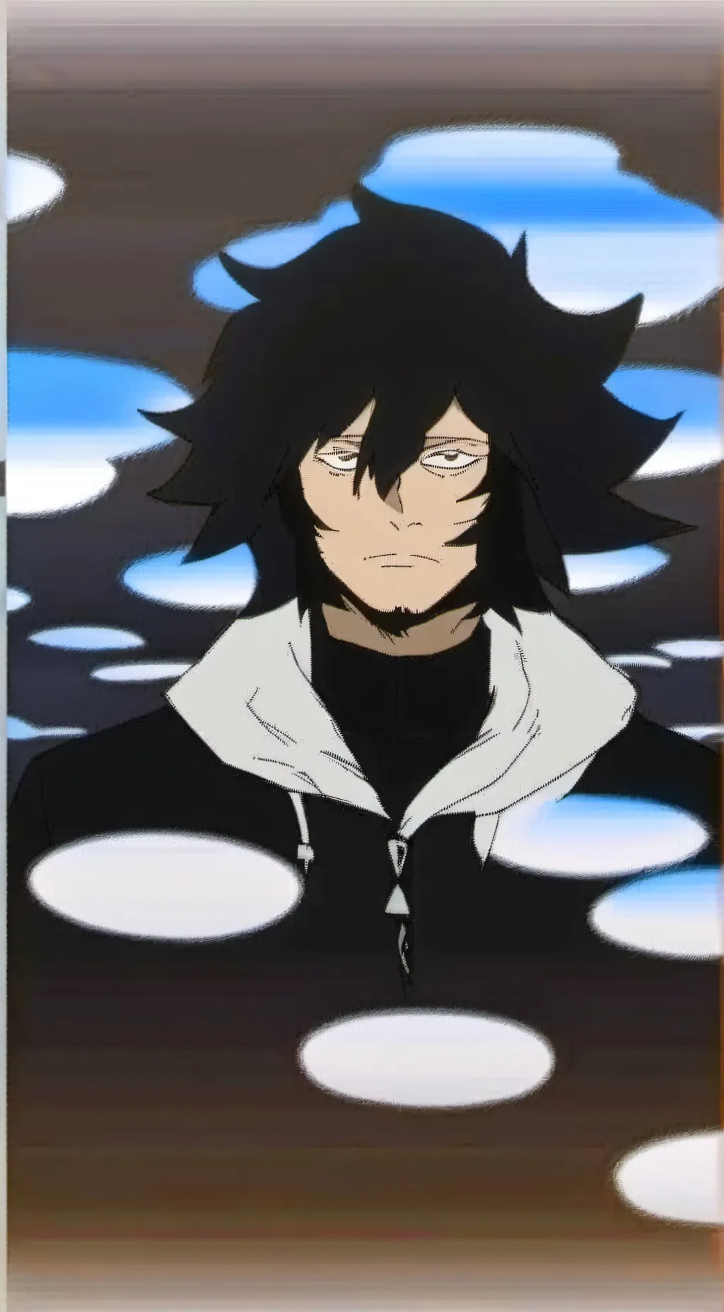 ai character:  Aizawa (from mha) background