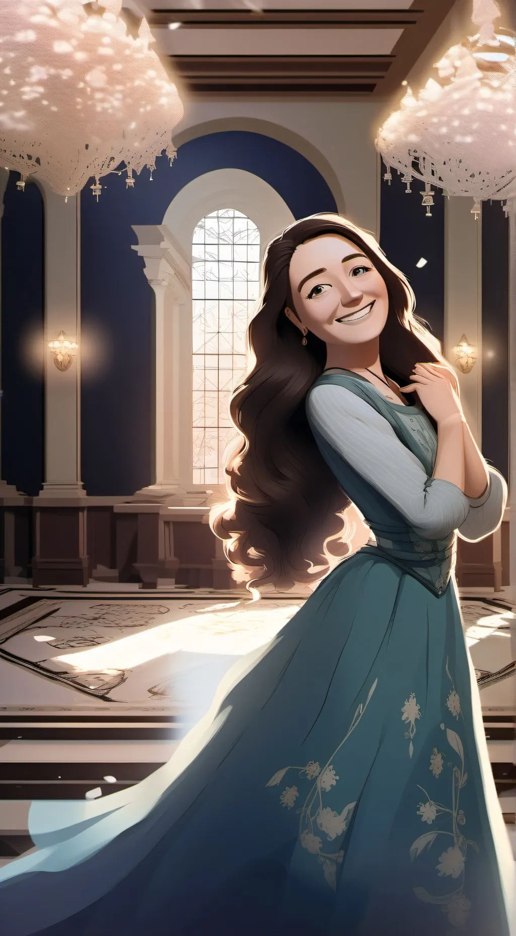 ai character: lauren background