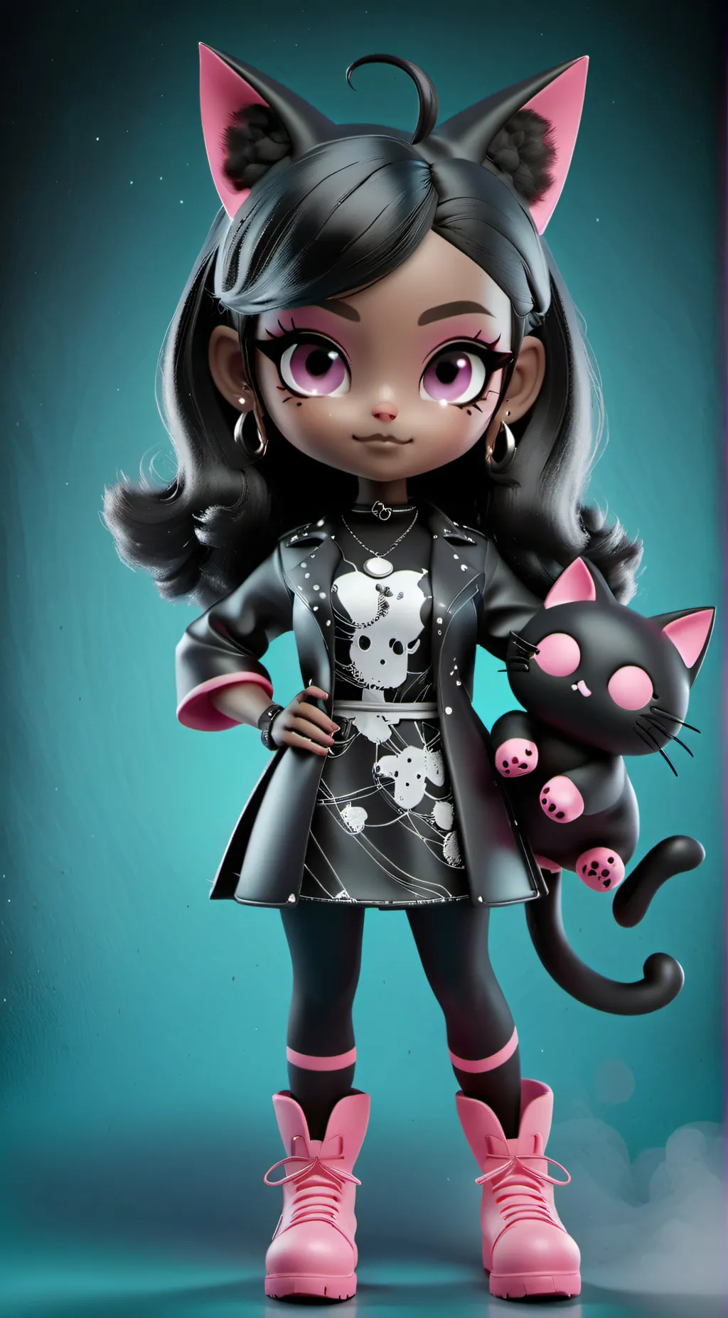 ai character: Stacy cat background