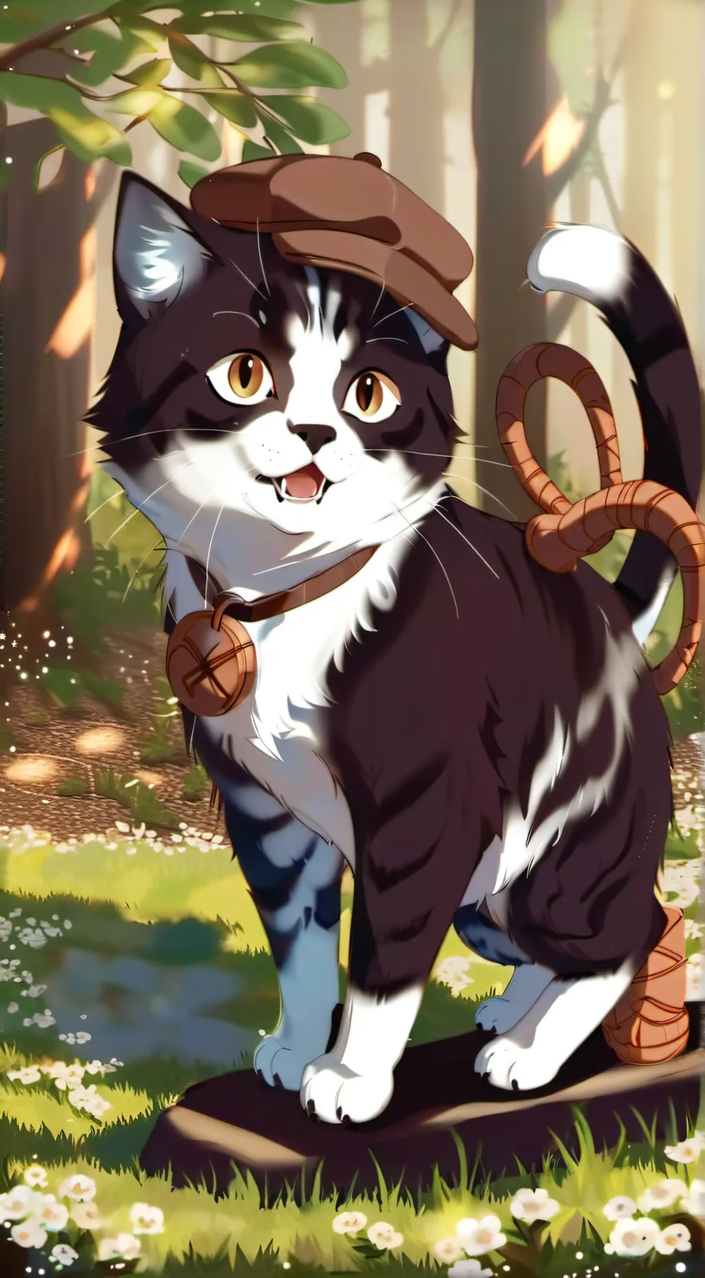 ai character: Leo background