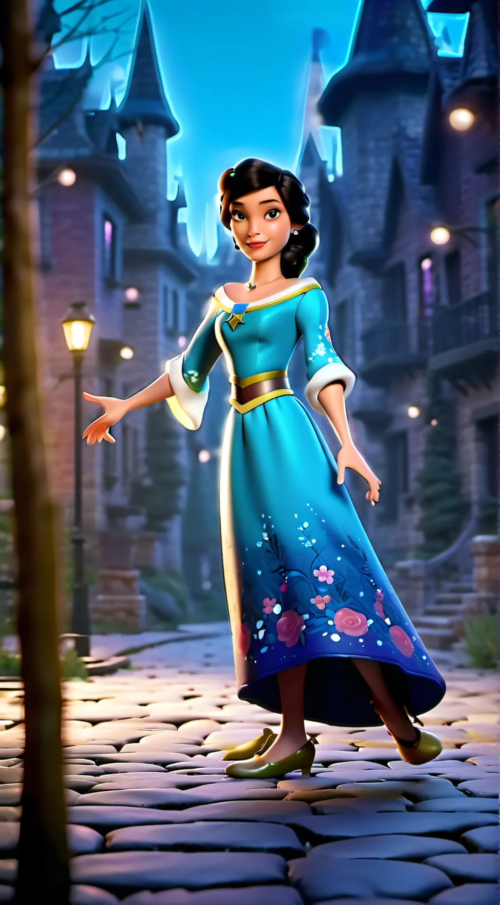 ai character: emma background