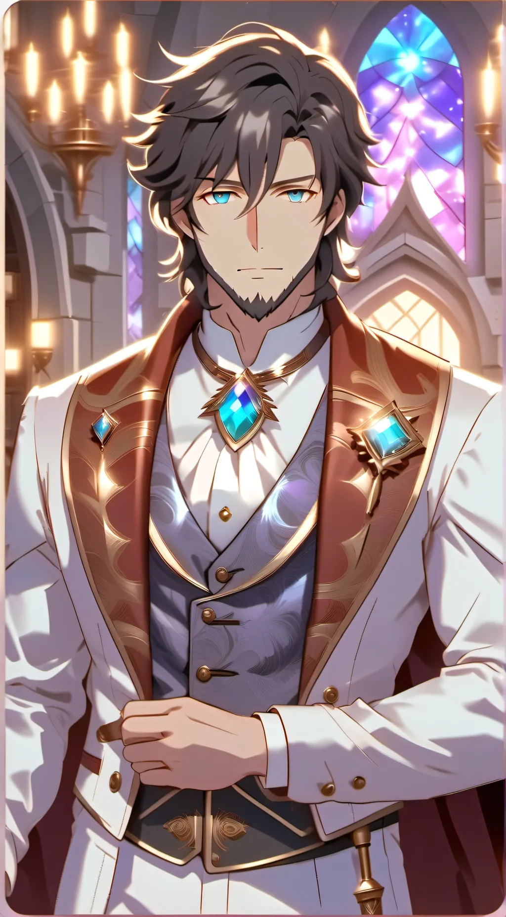 ai character: Nick Garret background