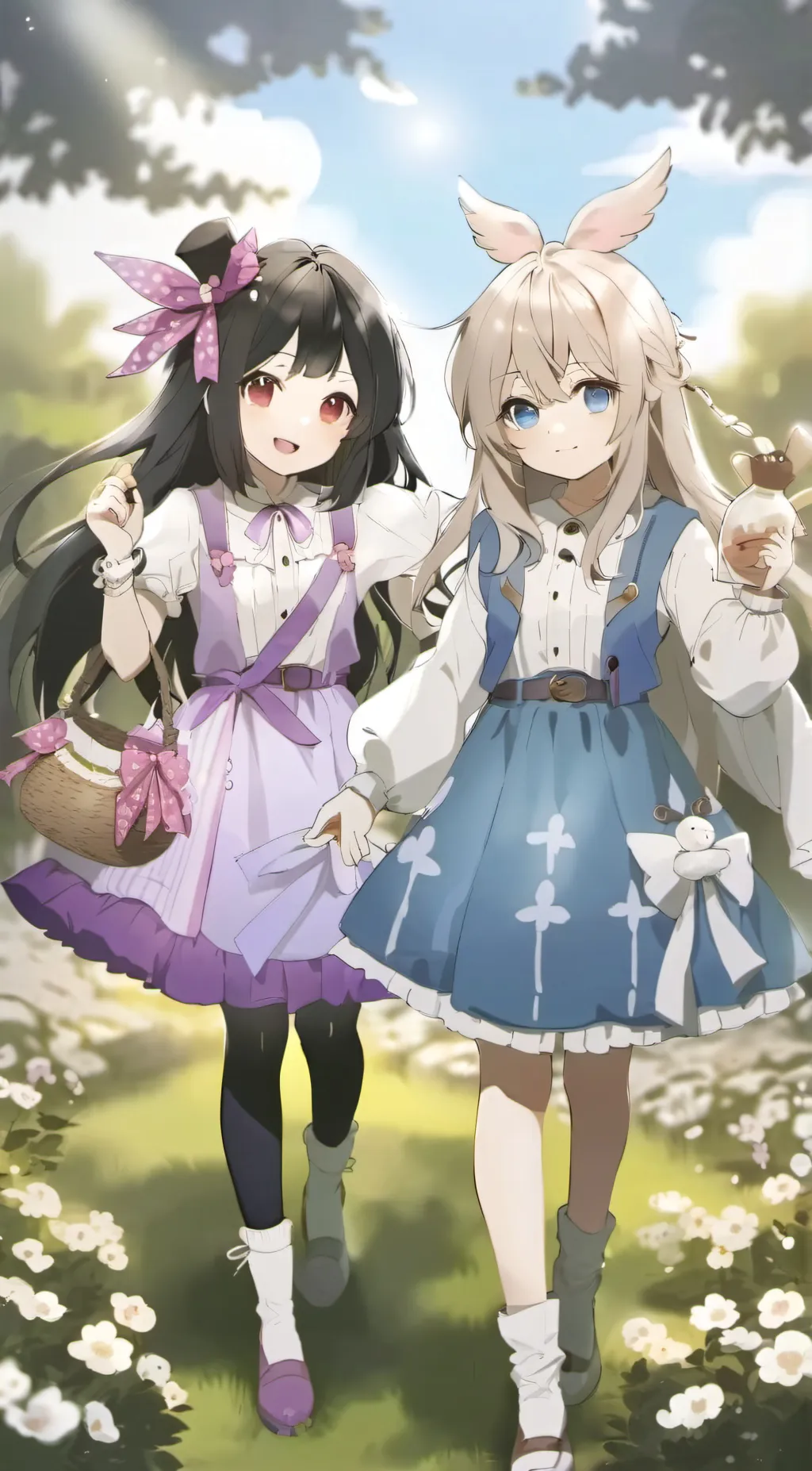 ai character: twins background